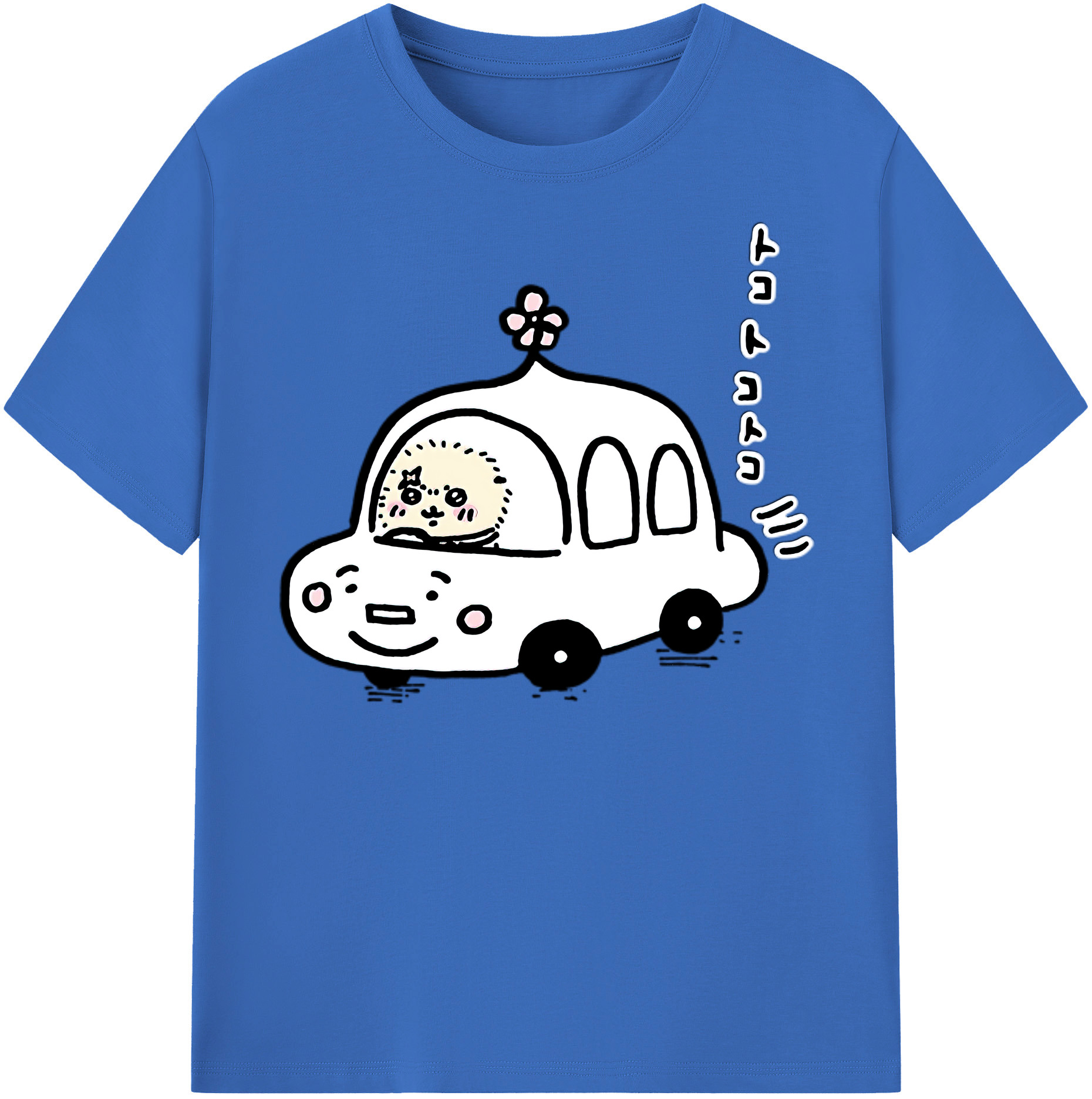 （画像用） ちいかわ ラッコ Chii-kawa Sea otter 綿100％半袖Tシャツ（フロントプリント）