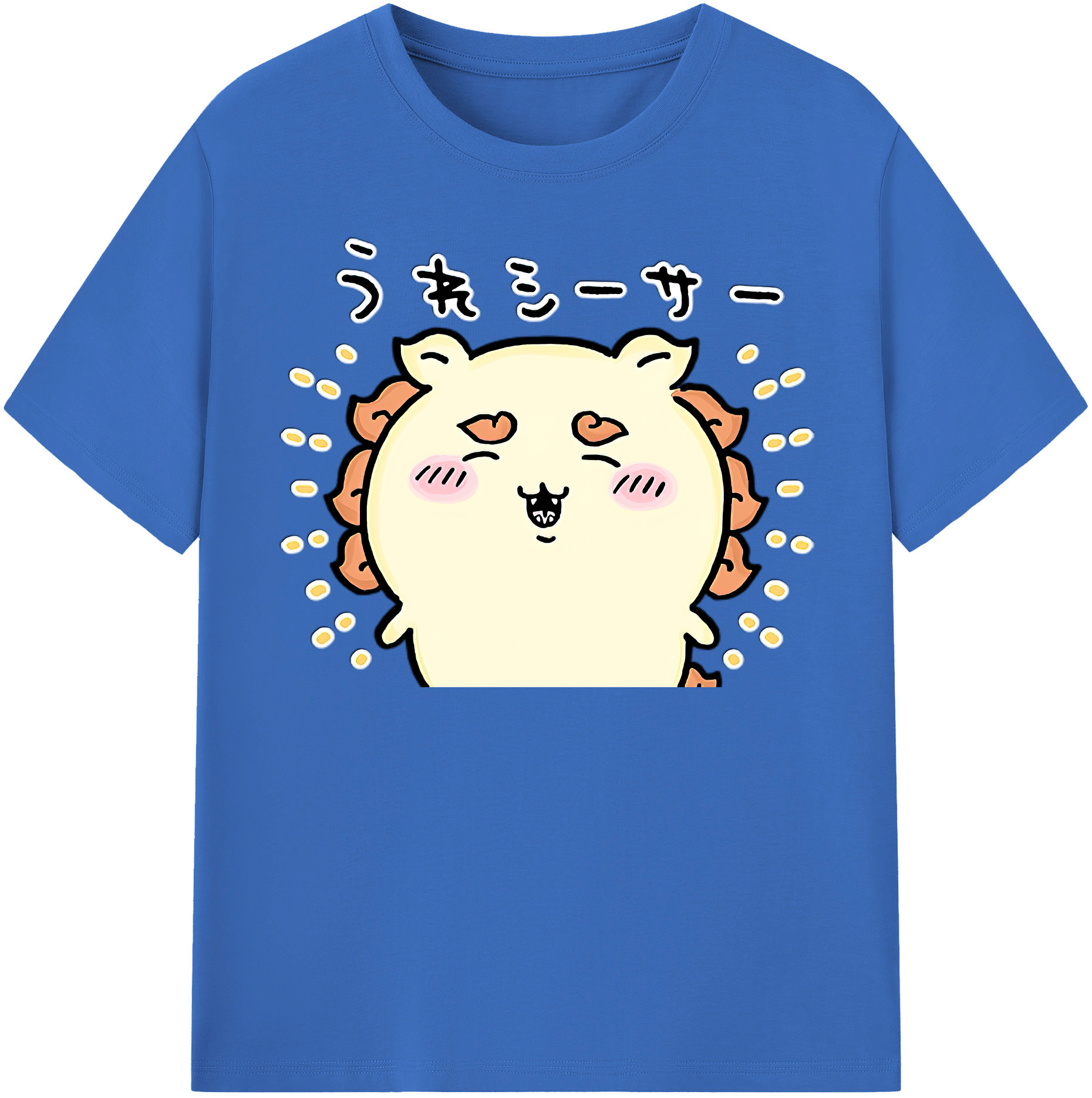 （画像用） ちいかわ シーサー Chii-kawa Shisa 綿100％半袖Tシャツ（フロントプリント）