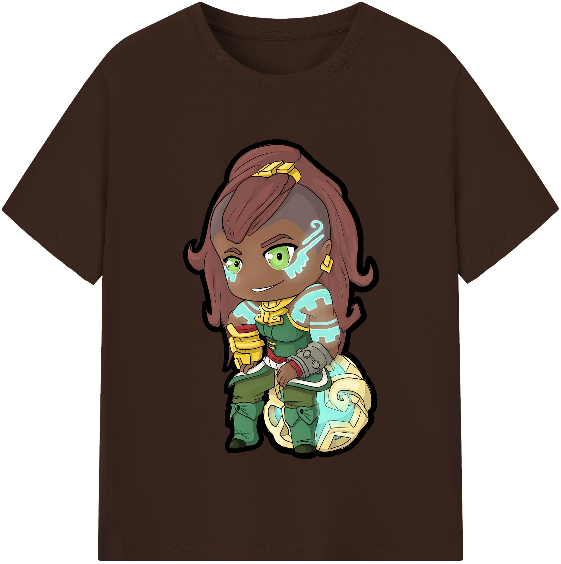 （画像用） ちいかわ ハチワレ Chii-kawa hachiware 綿100％半袖Tシャツ（フロントプリント）