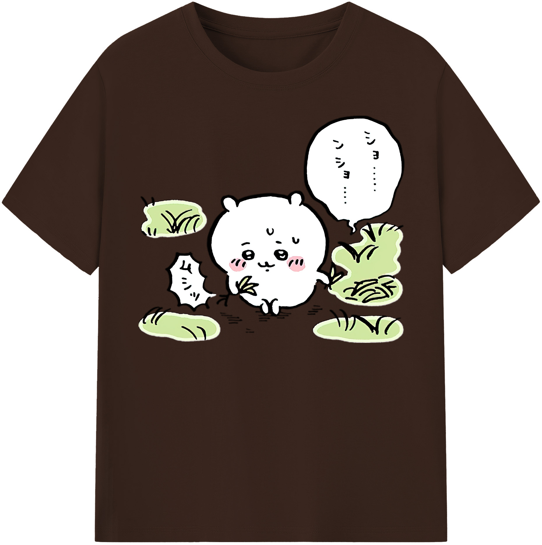 （画像用） ちいかわ ちいかわ Chii-kawa chiikawa 綿100％半袖Tシャツ（フロントプリント）