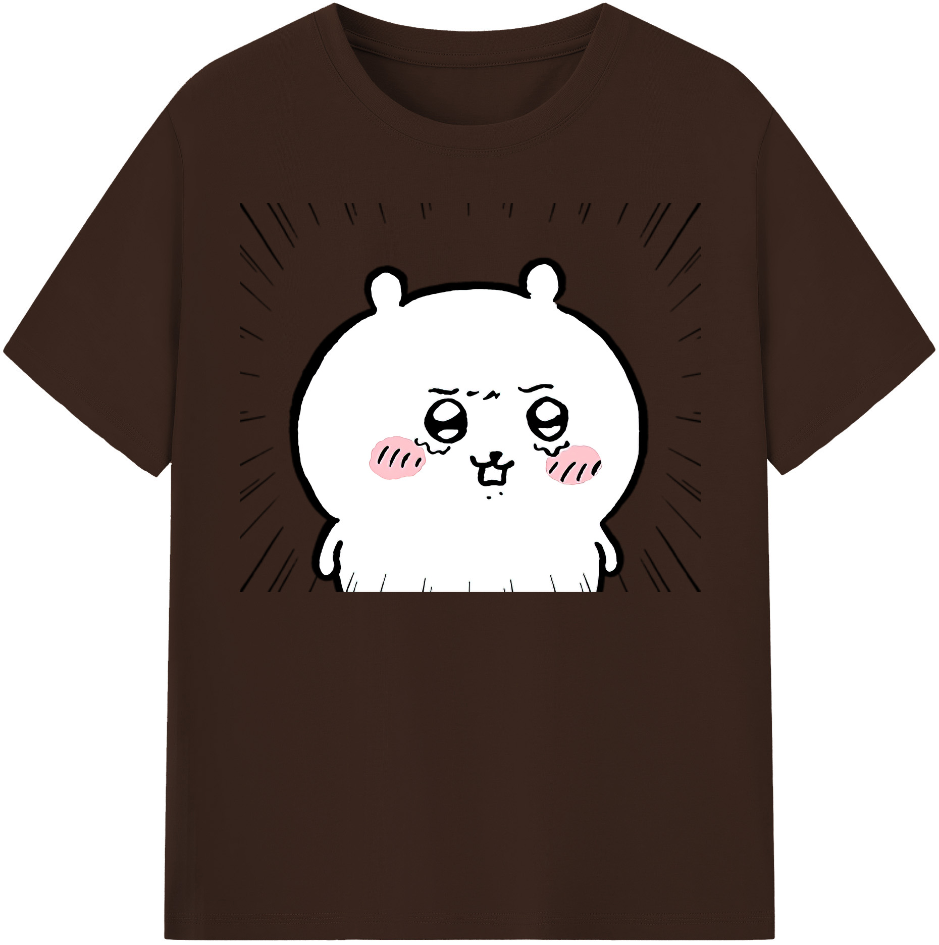 （画像用） ちいかわ ちいかわ Chii-kawa chiikawa 綿100％半袖Tシャツ（フロントプリント）