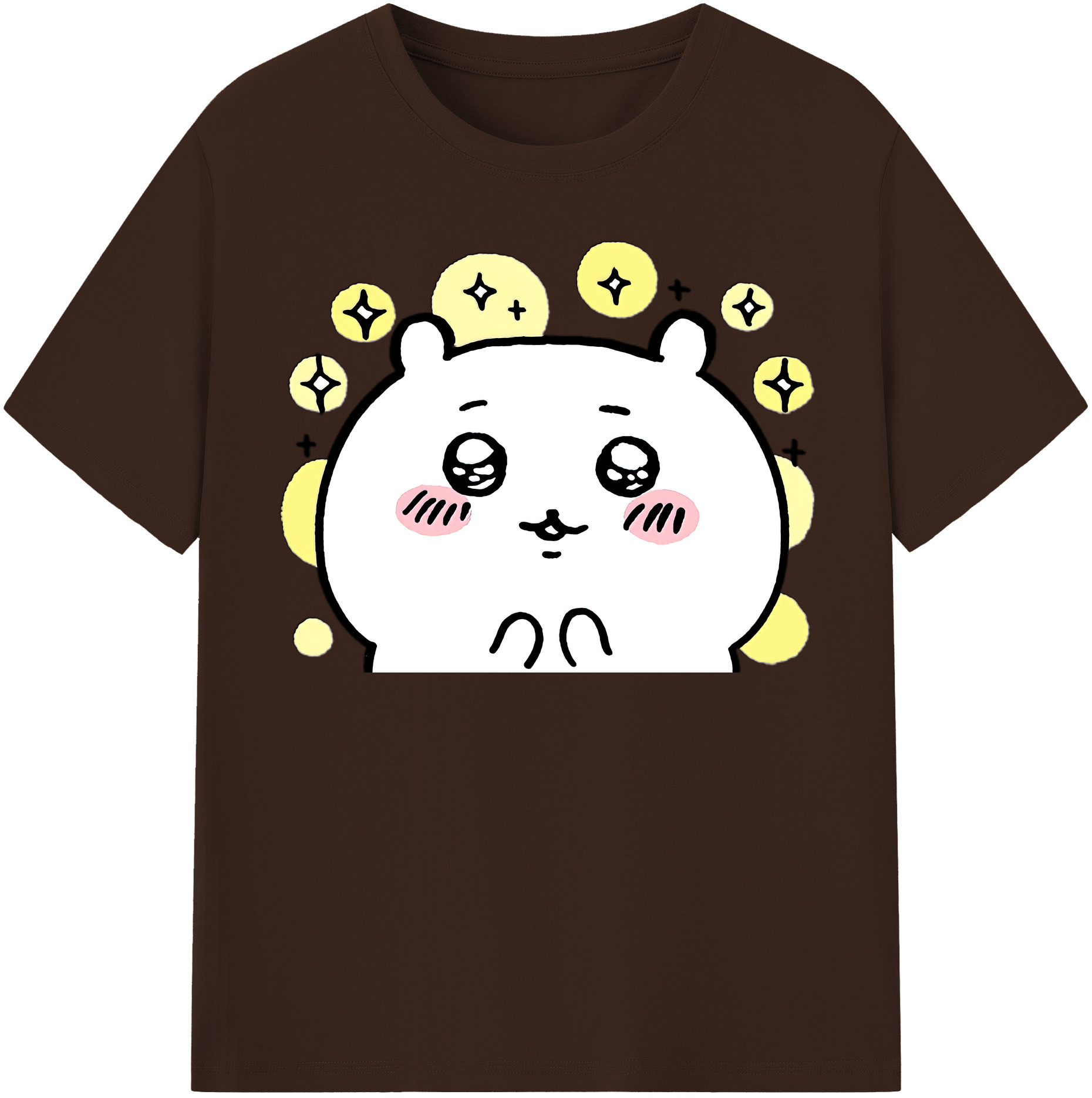（画像用） ちいかわ ちいかわ Chii-kawa chiikawa 綿100％半袖Tシャツ（フロントプリント）