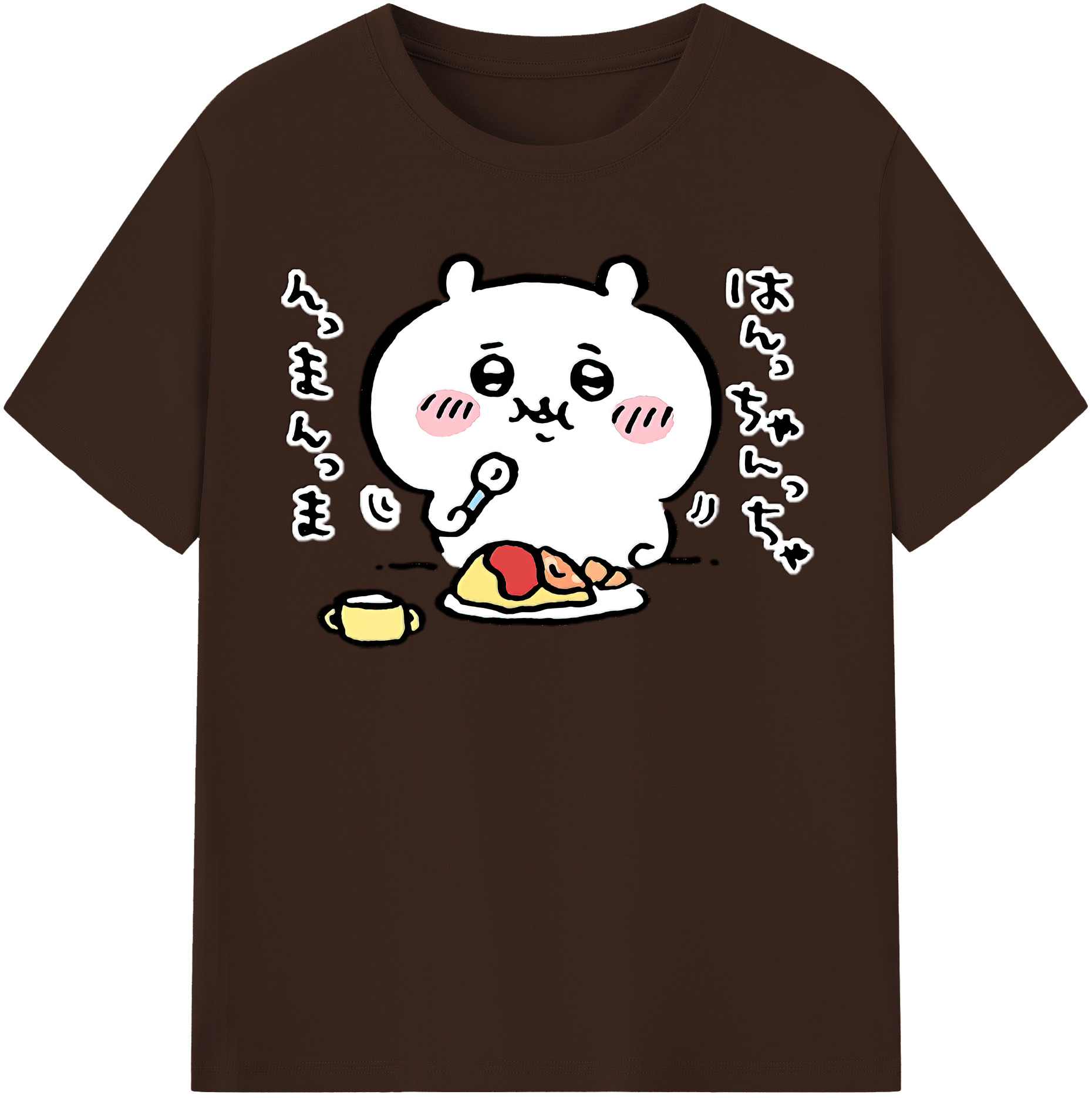 （画像用） ちいかわ ちいかわ Chii-kawa chiikawa 綿100％半袖Tシャツ（フロントプリント）
