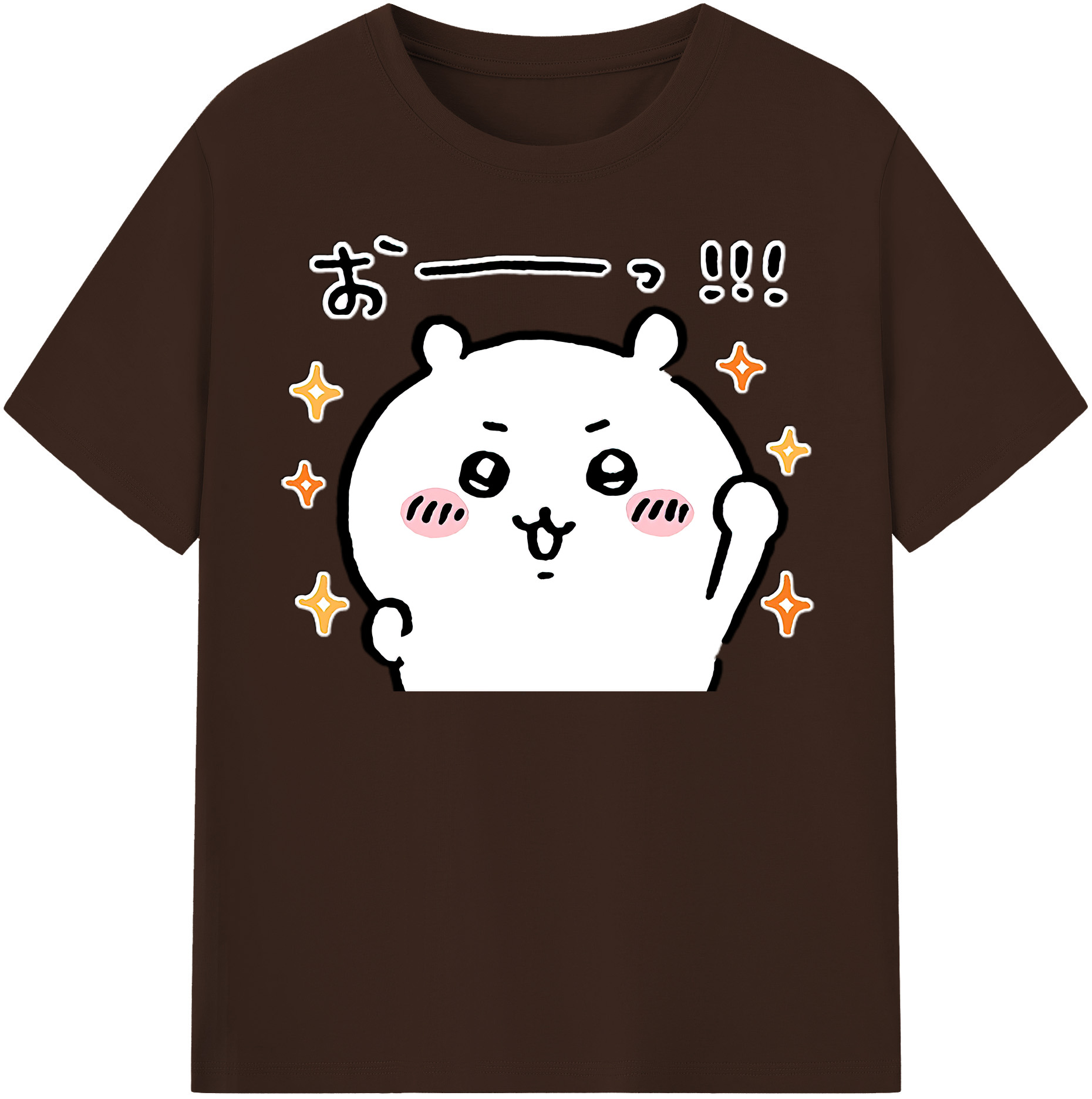 （画像用） ちいかわ ちいかわ Chii-kawa chiikawa 綿100％半袖Tシャツ（フロントプリント）