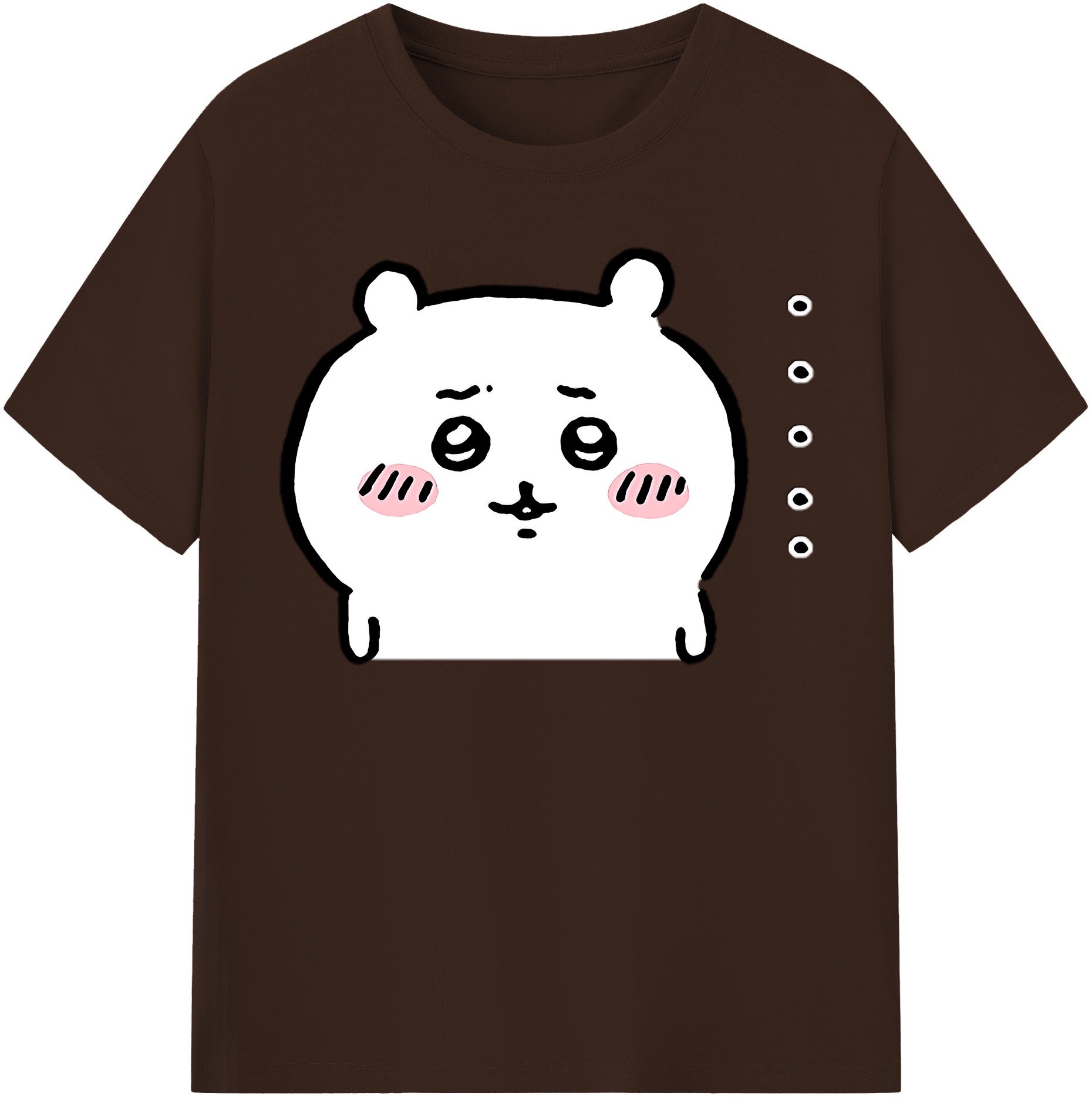 （画像用） ちいかわ ちいかわ Chii-kawa chiikawa 綿100％半袖Tシャツ（フロントプリント）