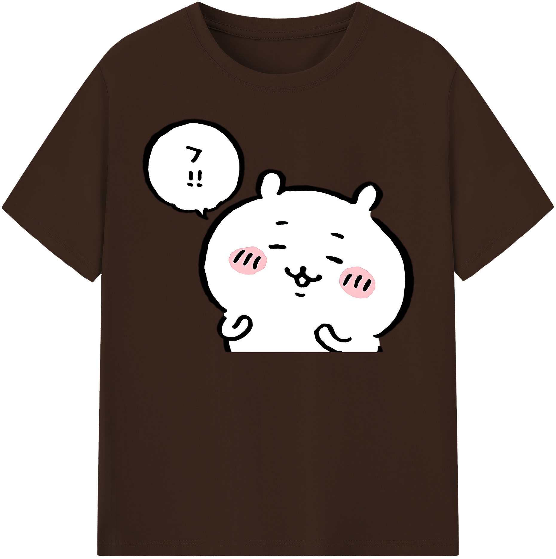 （画像用） ちいかわ ちいかわ Chii-kawa chiikawa 綿100％半袖Tシャツ（フロントプリント）
