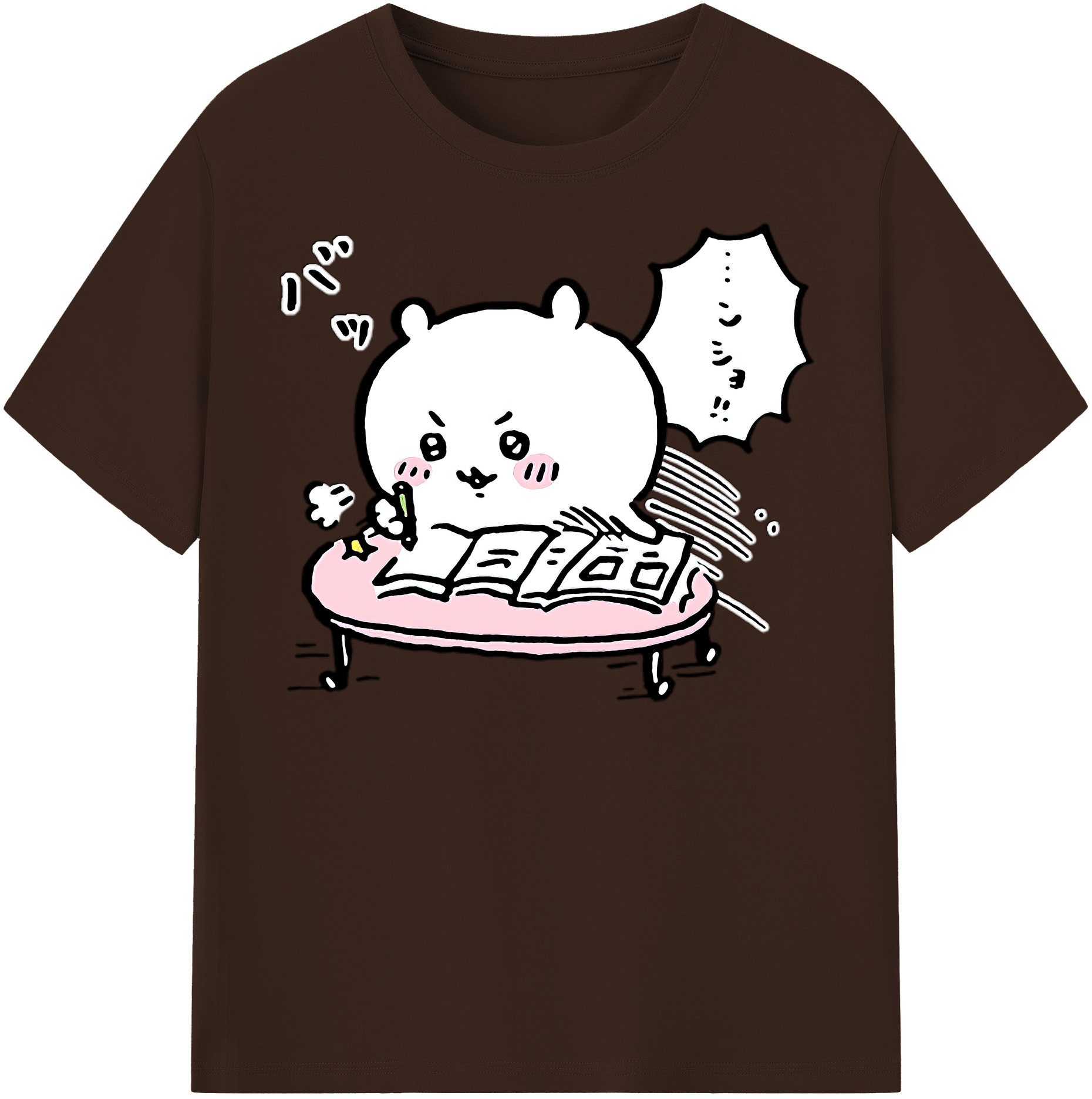 （画像用） ちいかわ ちいかわ Chii-kawa chiikawa 綿100％半袖Tシャツ（フロントプリント）