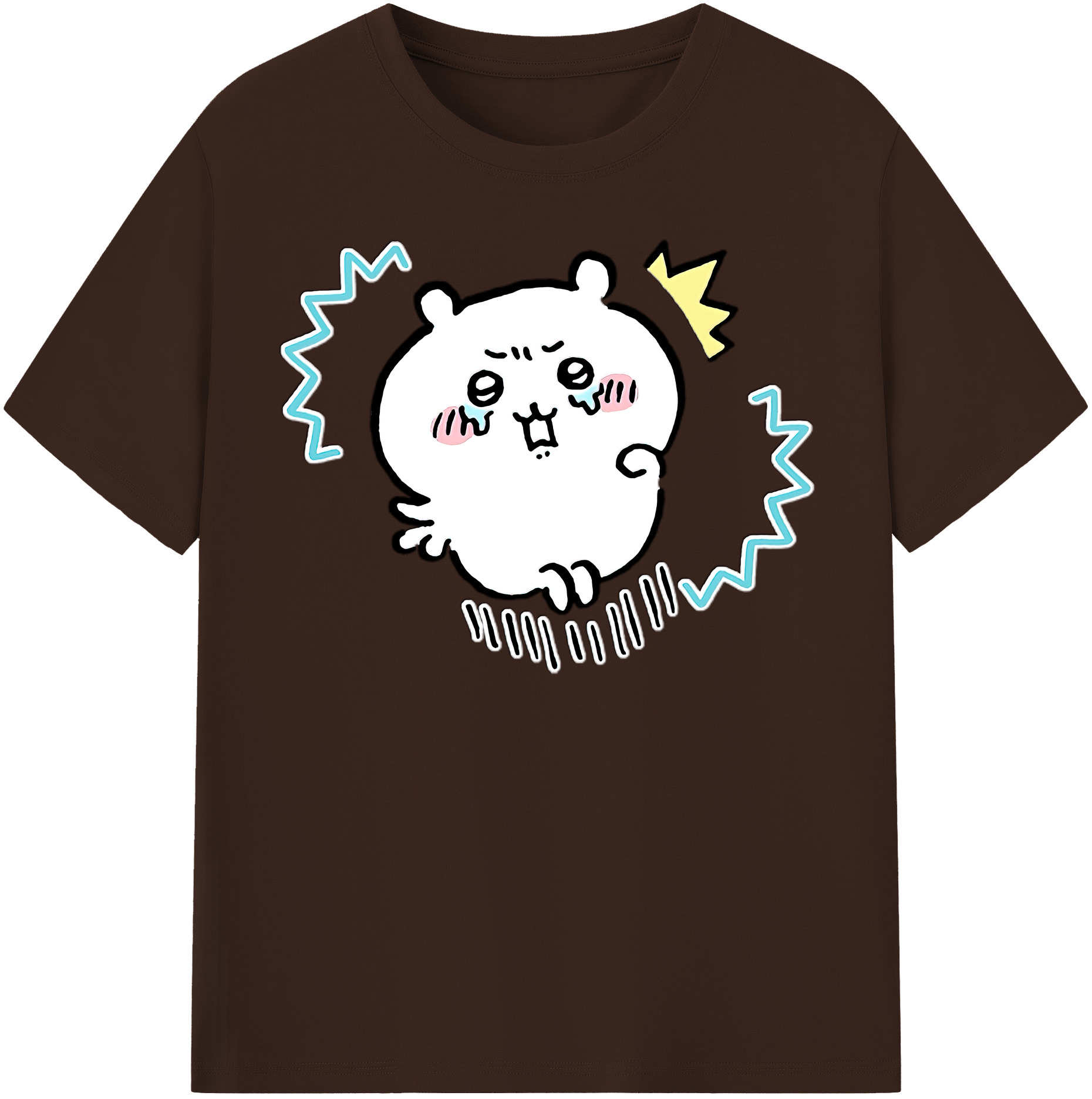 （画像用） ちいかわ ちいかわ Chii-kawa chiikawa 綿100％半袖Tシャツ（フロントプリント）