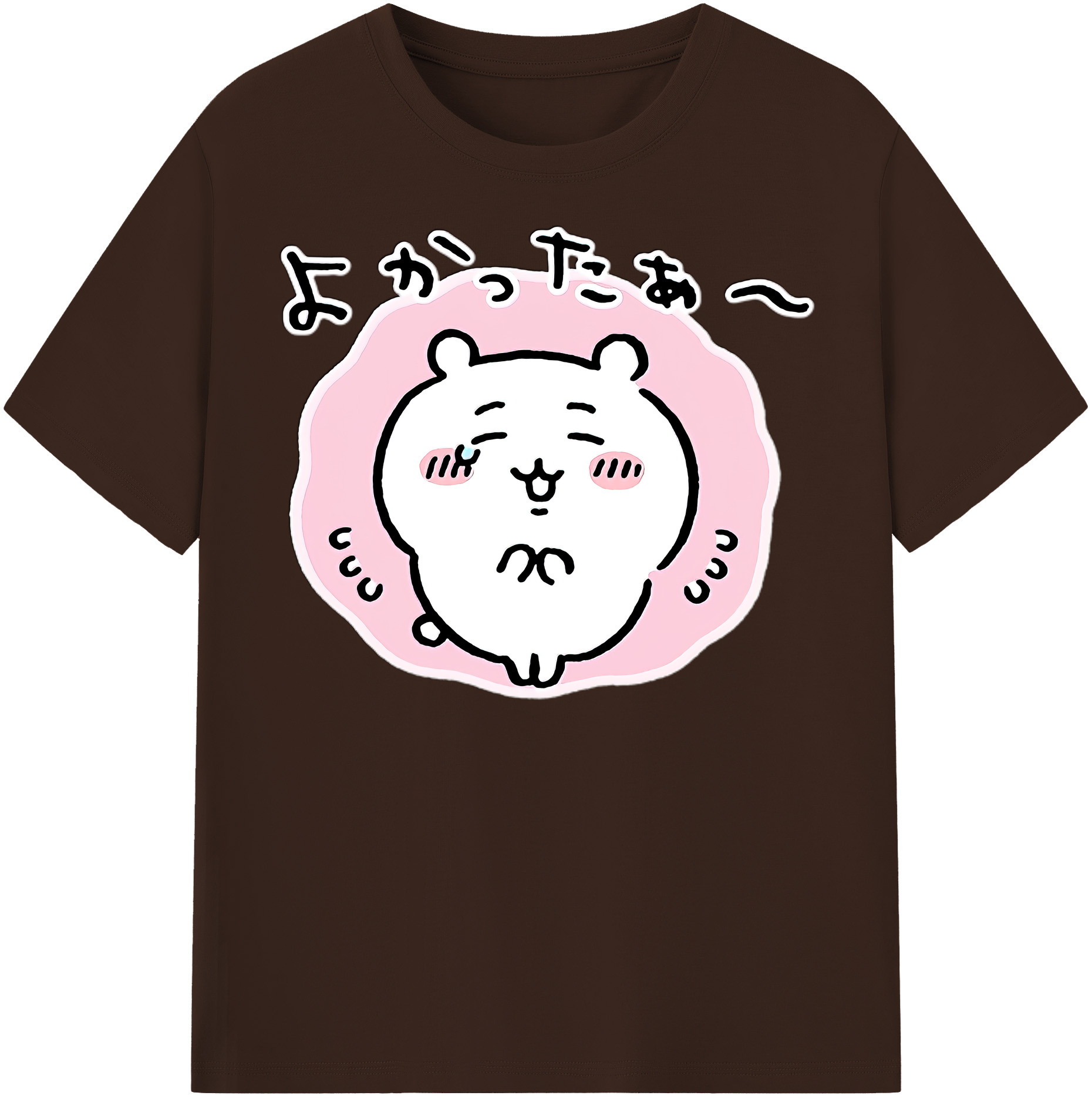（画像用） ちいかわ ちいかわ Chii-kawa chiikawa 綿100％半袖Tシャツ（フロントプリント）