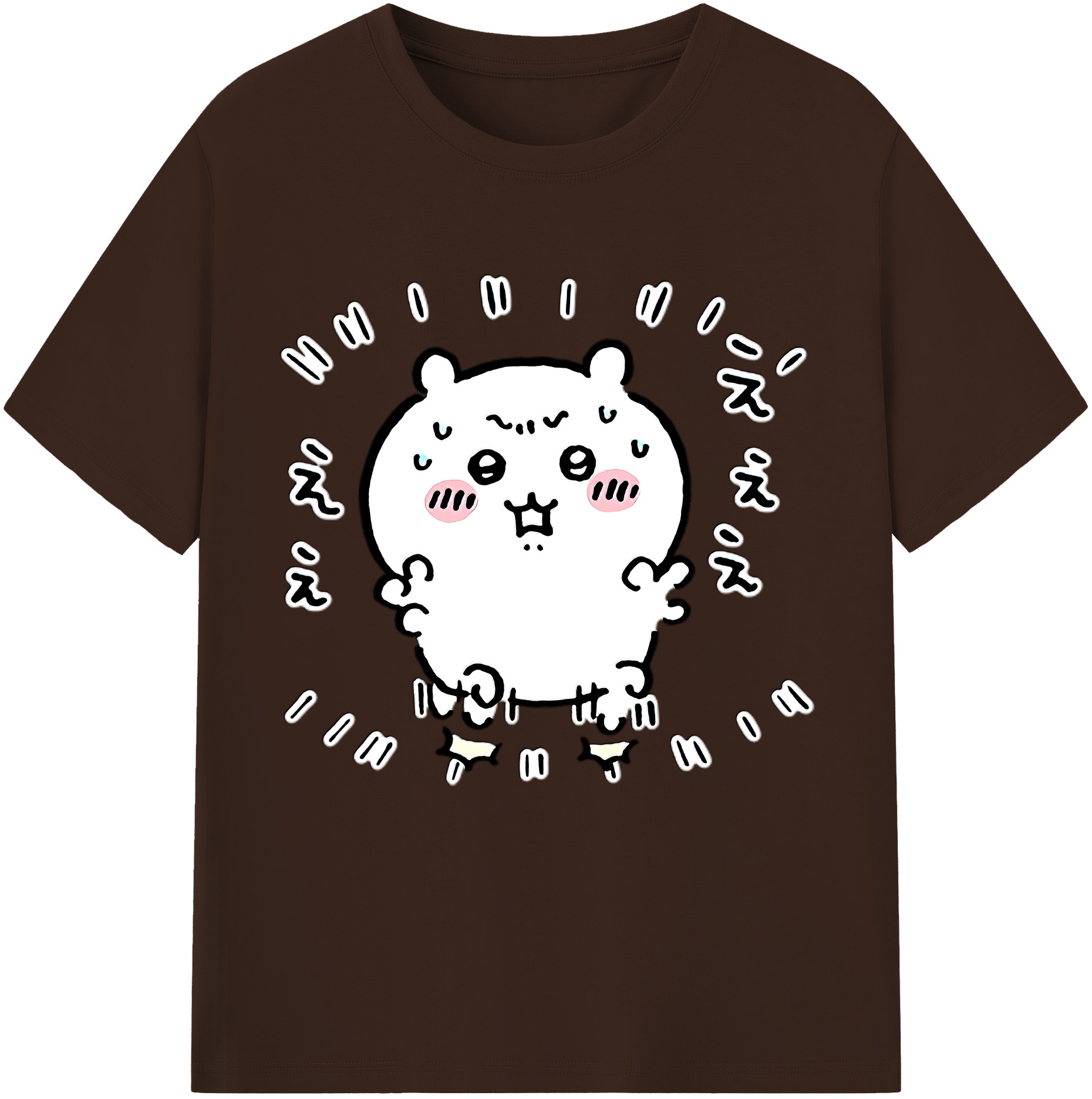 （画像用） ちいかわ ちいかわ Chii-kawa chiikawa 綿100％半袖Tシャツ（フロントプリント）