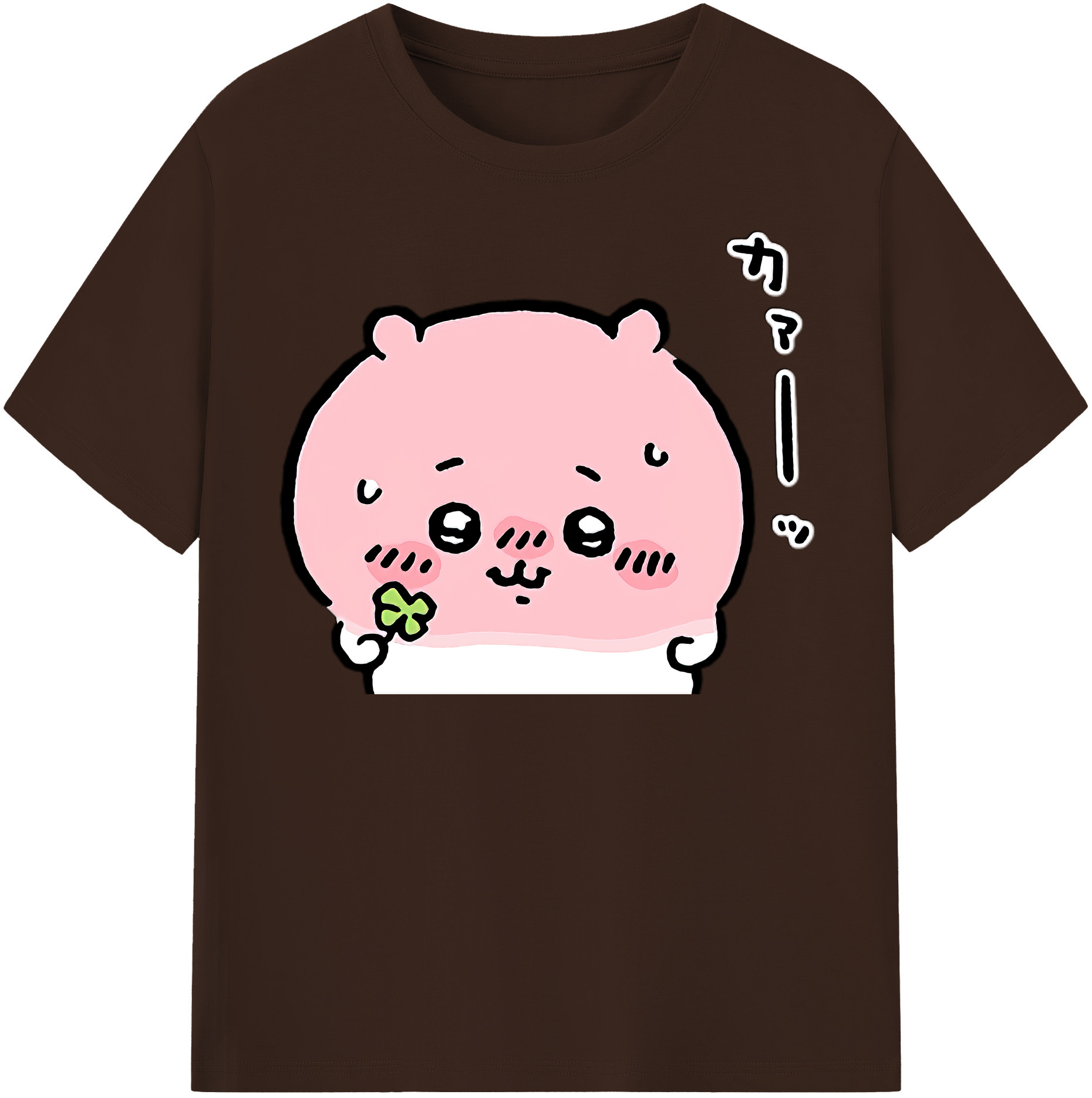 （画像用） ちいかわ ちいかわ Chii-kawa chiikawa 綿100％半袖Tシャツ（フロントプリント）