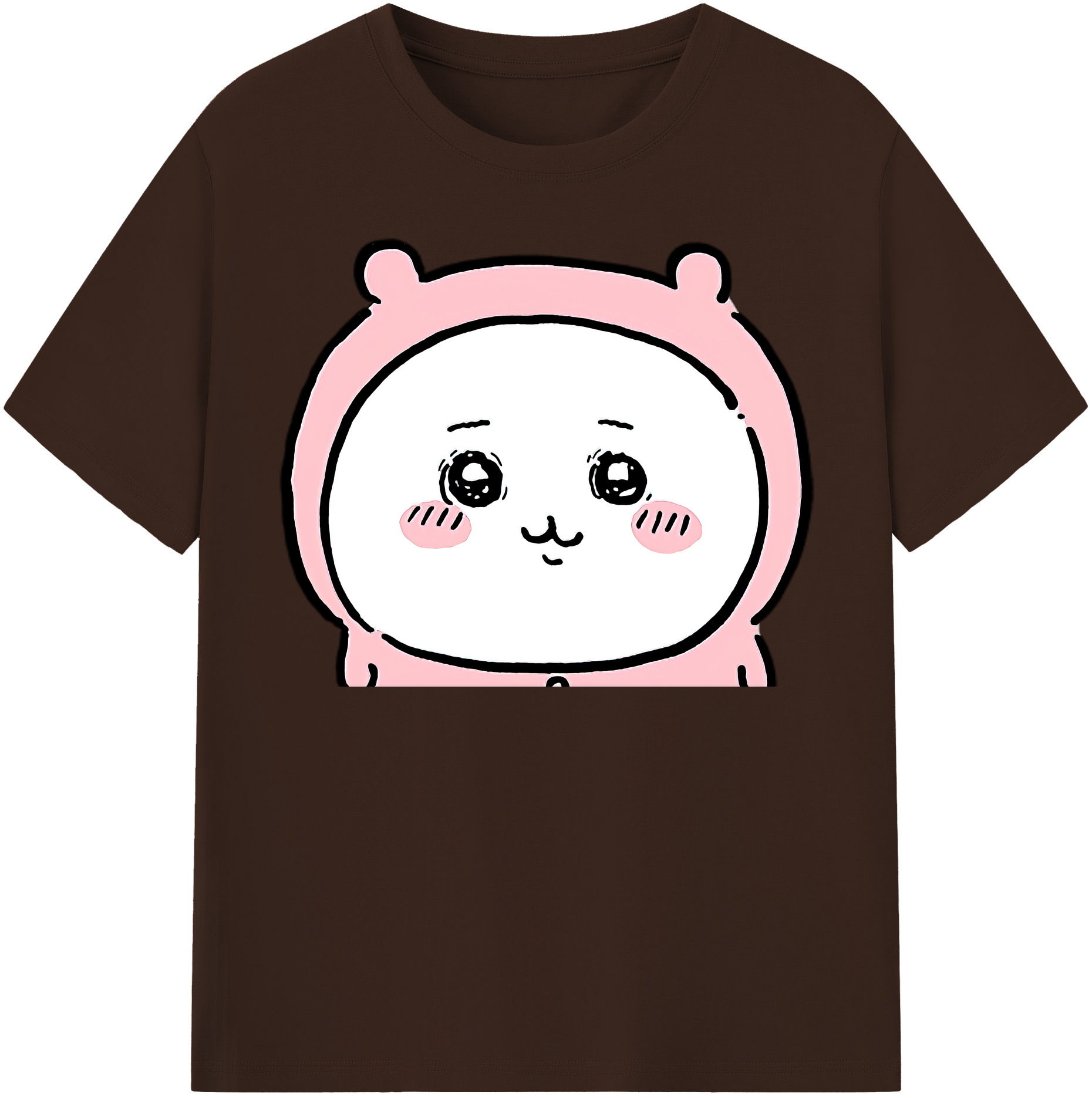（画像用） ちいかわ ちいかわ Chii-kawa chiikawa 綿100％半袖Tシャツ（フロントプリント）