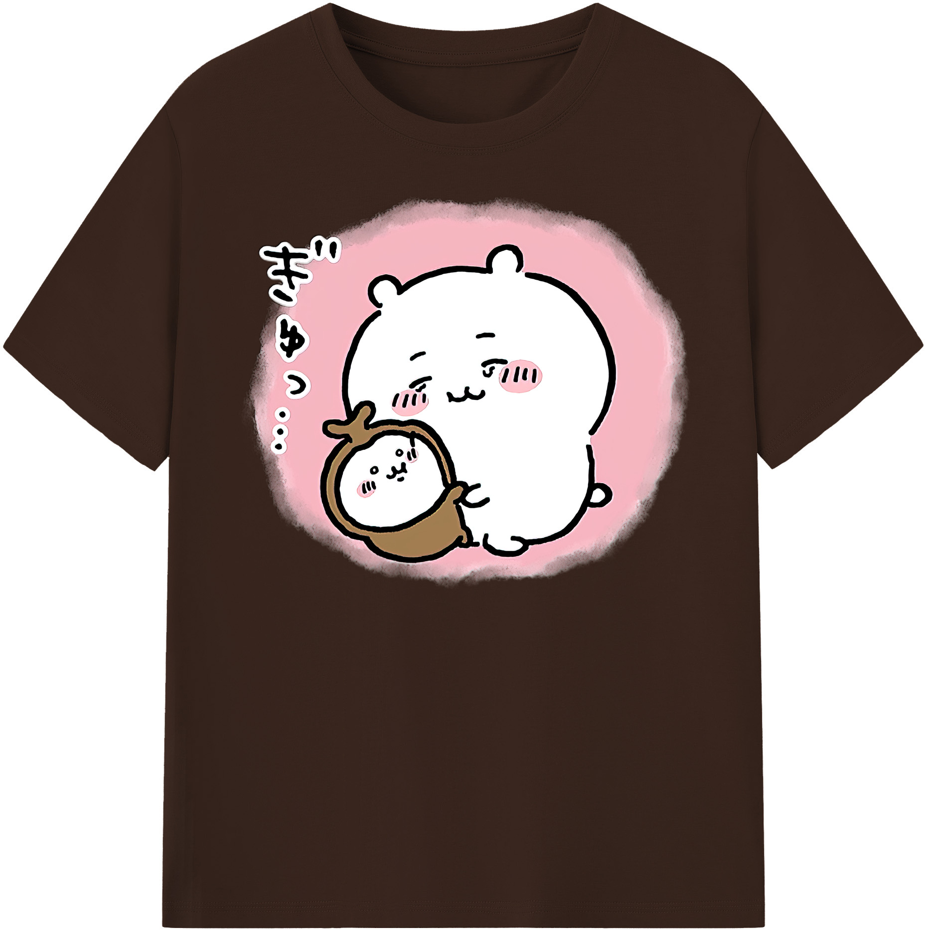 （画像用） ちいかわ ちいかわ Chii-kawa chiikawa 綿100％半袖Tシャツ（フロントプリント）