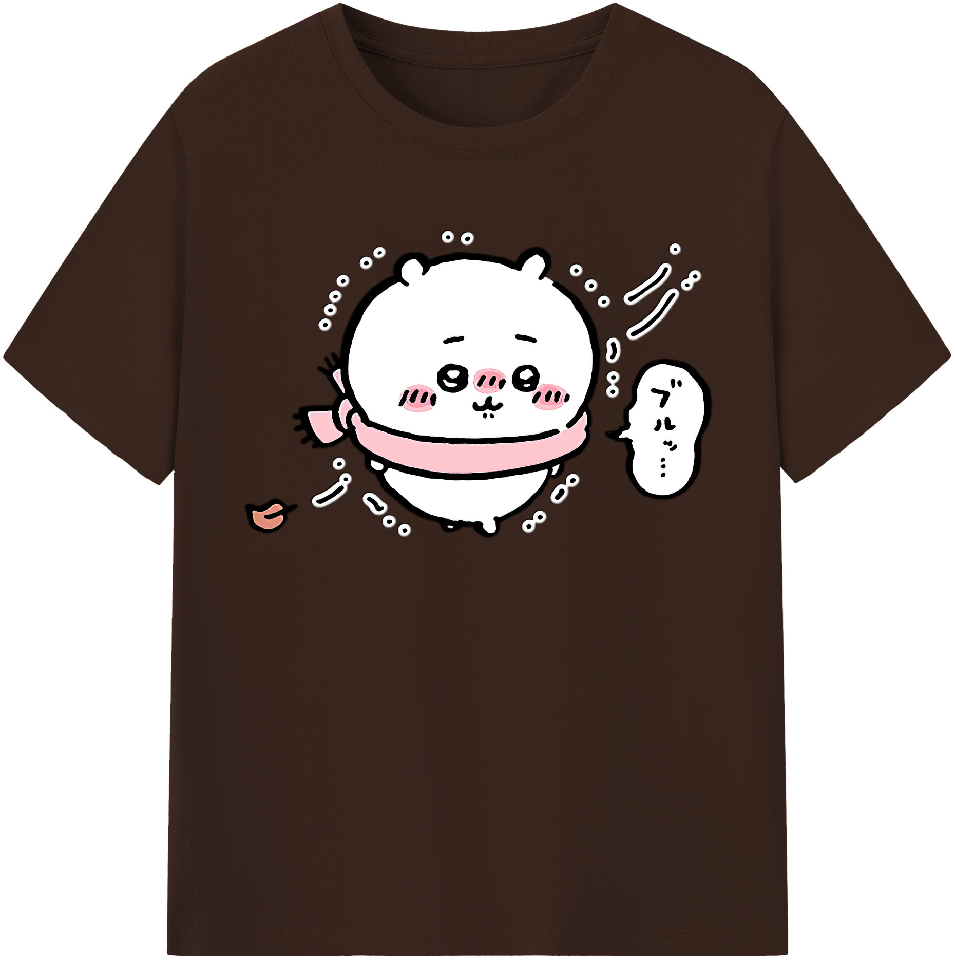 （画像用） ちいかわ ちいかわ Chii-kawa chiikawa 綿100％半袖Tシャツ（フロントプリント）