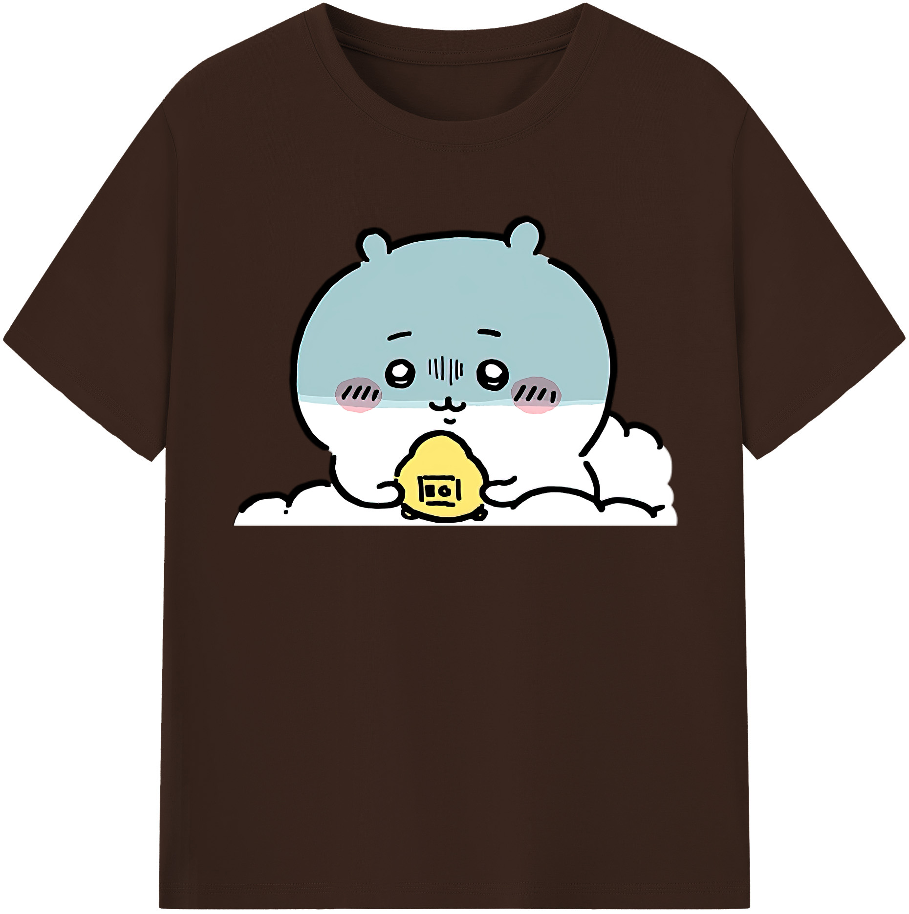 （画像用） ちいかわ ちいかわ Chii-kawa chiikawa 綿100％半袖Tシャツ（フロントプリント）