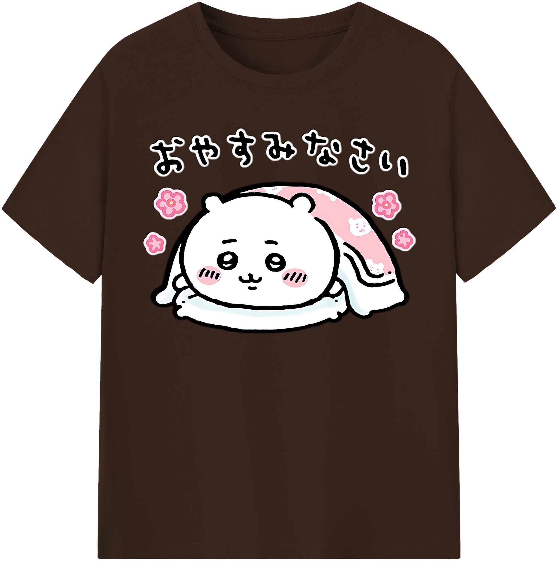 （画像用） ちいかわ ちいかわ Chii-kawa chiikawa 綿100％半袖Tシャツ（フロントプリント）