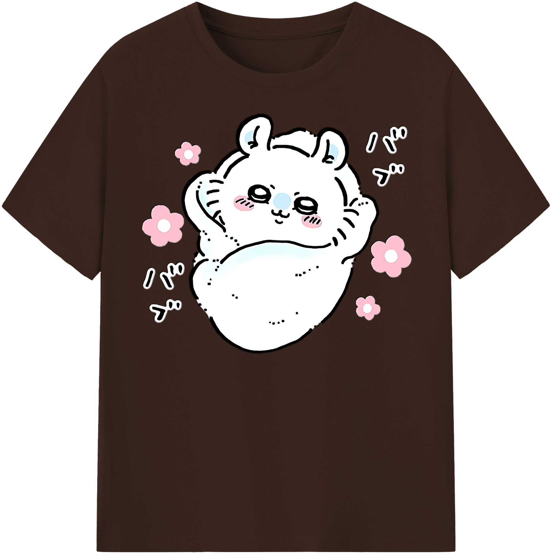 （画像用） ちいかわ モモンガ Chii-kawa Momonga 綿100％半袖Tシャツ（フロントプリント）
