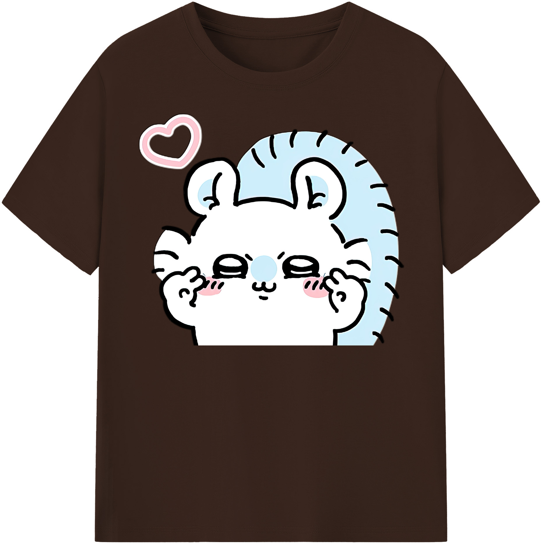 （画像用） ちいかわ モモンガ Chii-kawa Momonga 綿100％半袖Tシャツ（フロントプリント）