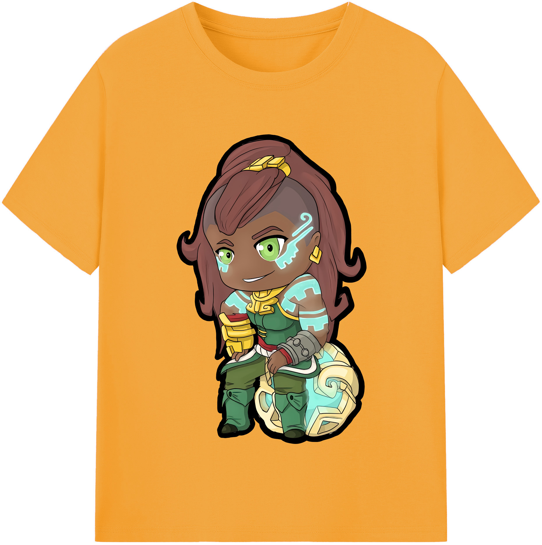 （画像用） ちいかわ ハチワレ Chii-kawa hachiware 綿100％半袖Tシャツ（フロントプリント）