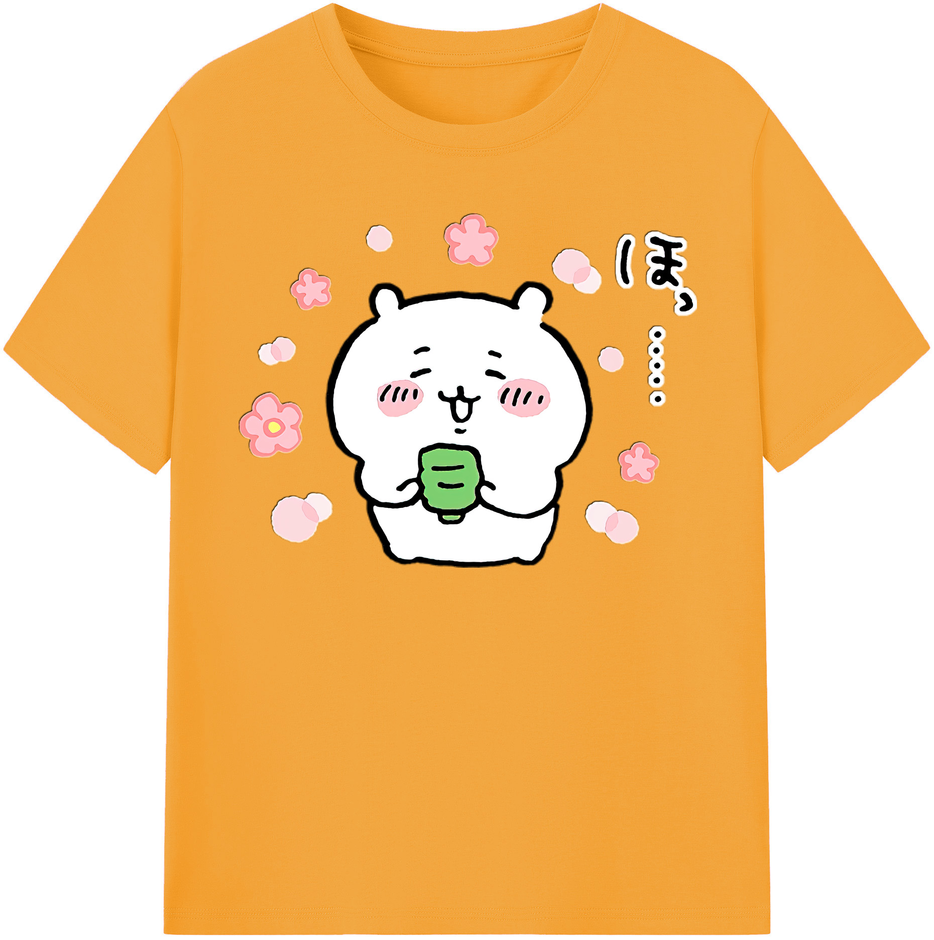 （画像用） ちいかわ ちいかわ Chii-kawa chiikawa 綿100％半袖Tシャツ（フロントプリント）