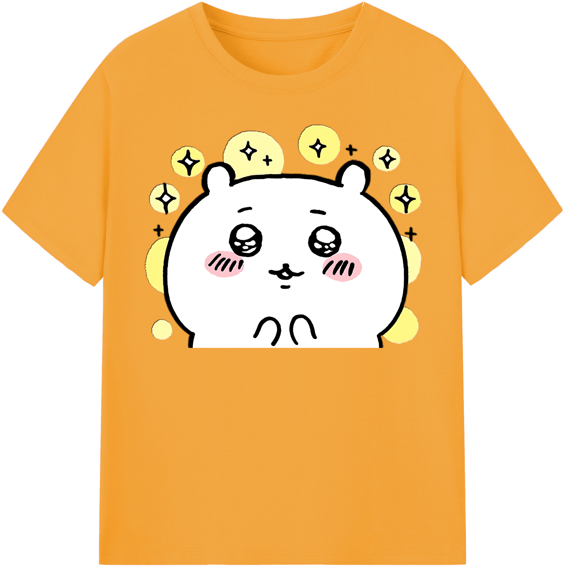 （画像用） ちいかわ ちいかわ Chii-kawa chiikawa 綿100％半袖Tシャツ（フロントプリント）