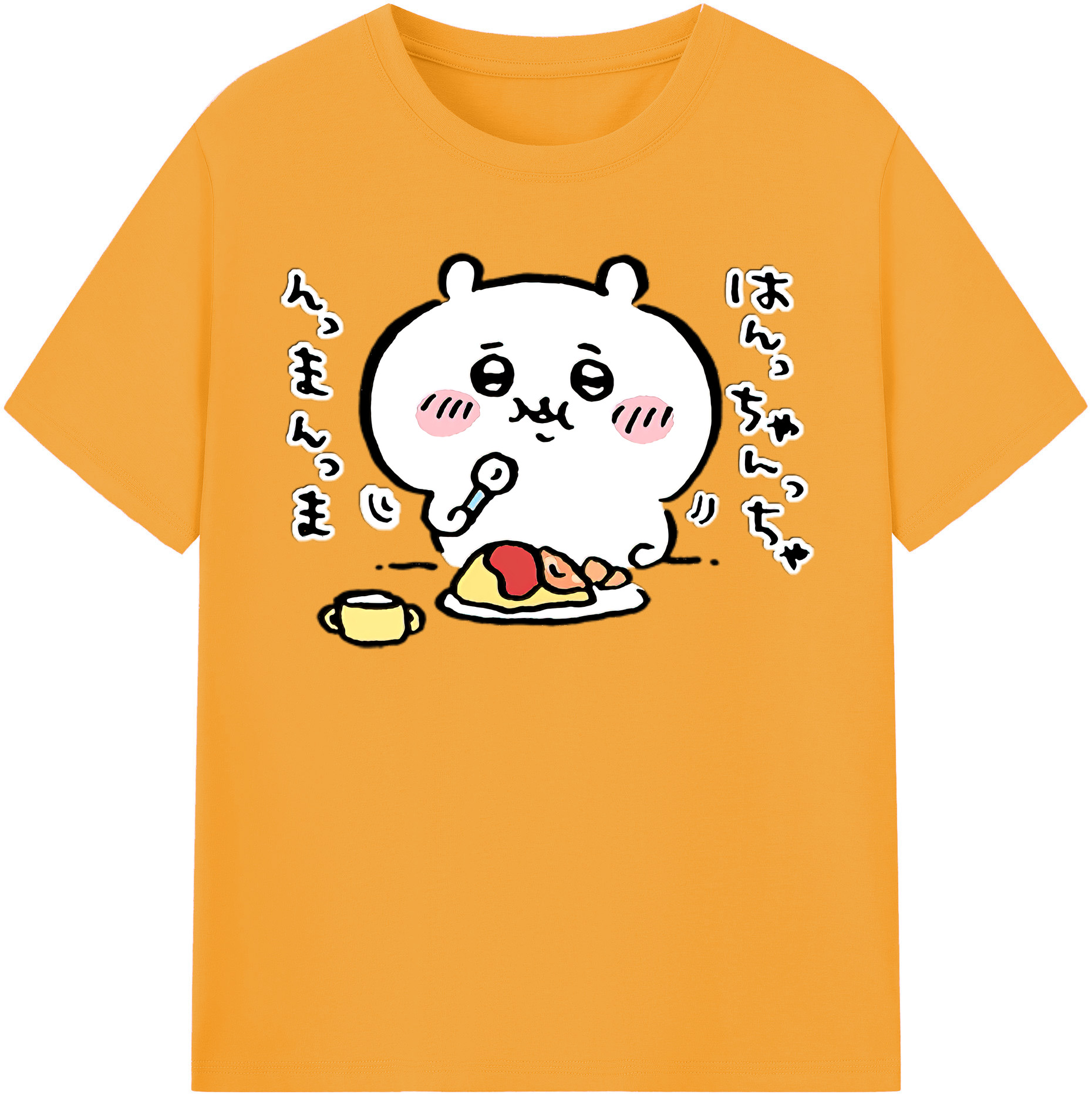 （画像用） ちいかわ ちいかわ Chii-kawa chiikawa 綿100％半袖Tシャツ（フロントプリント）