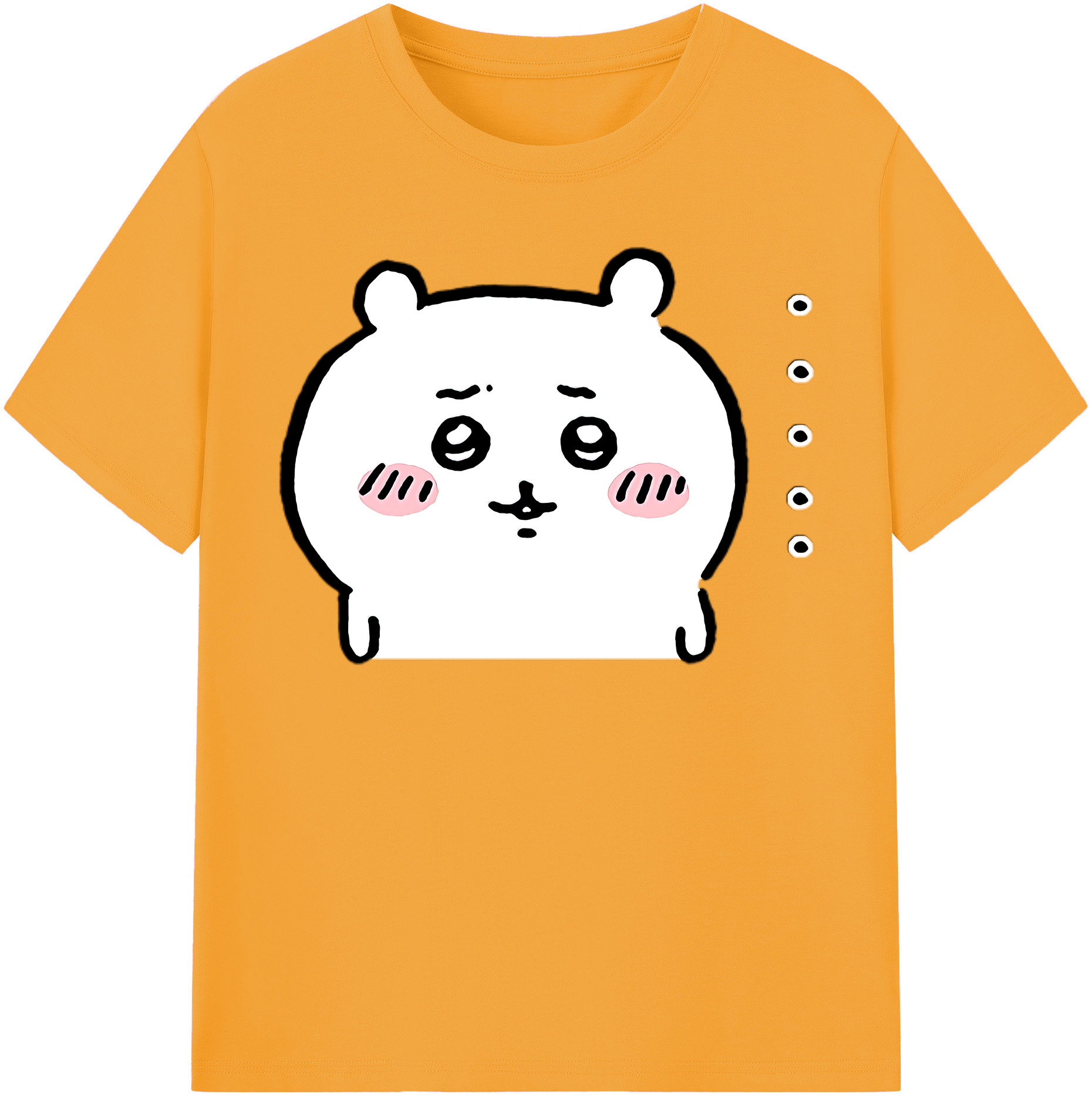 （画像用） ちいかわ ちいかわ Chii-kawa chiikawa 綿100％半袖Tシャツ（フロントプリント）