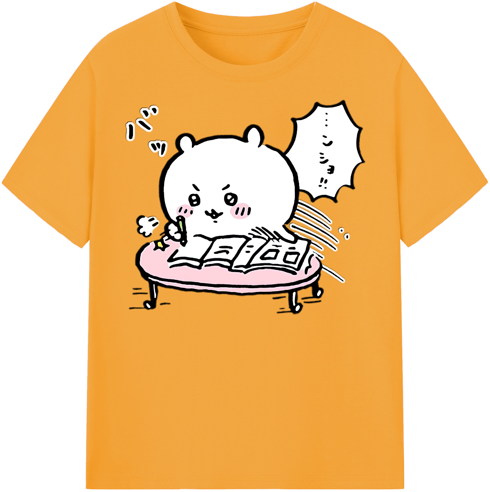 （画像用） ちいかわ ちいかわ Chii-kawa chiikawa 綿100％半袖Tシャツ（フロントプリント）
