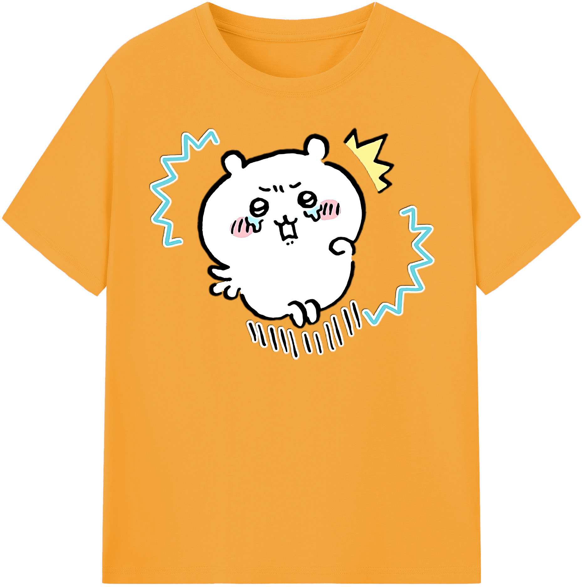 （画像用） ちいかわ ちいかわ Chii-kawa chiikawa 綿100％半袖Tシャツ（フロントプリント）