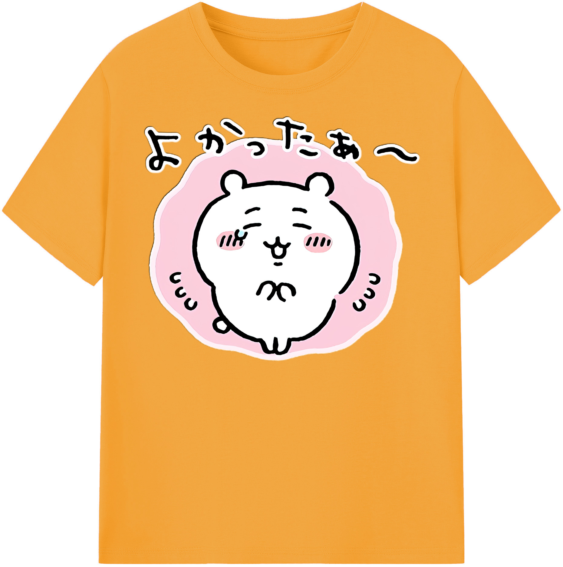 （画像用） ちいかわ ちいかわ Chii-kawa chiikawa 綿100％半袖Tシャツ（フロントプリント）