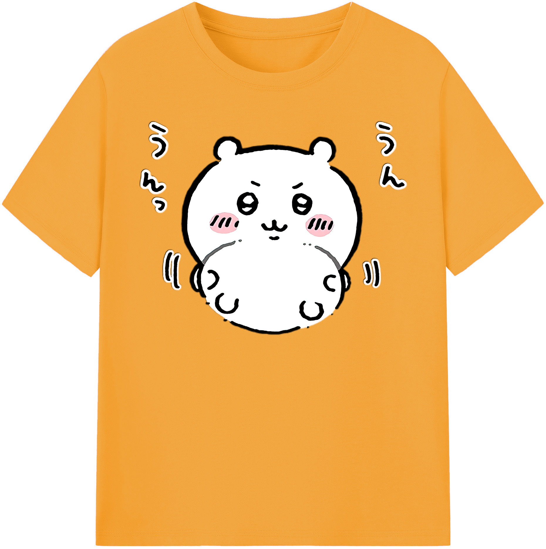 （画像用） ちいかわ ちいかわ Chii-kawa chiikawa 綿100％半袖Tシャツ（フロントプリント）