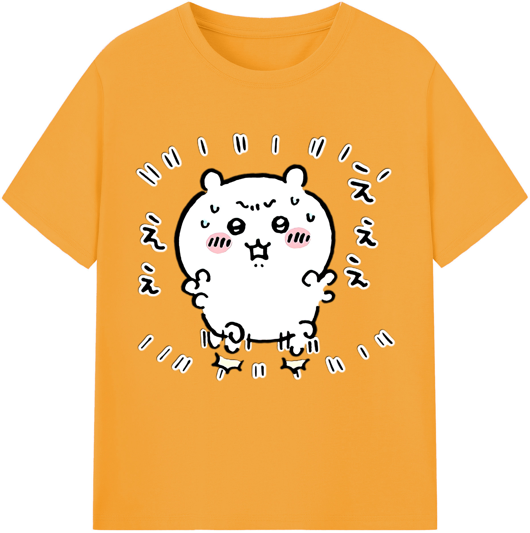 （画像用） ちいかわ ちいかわ Chii-kawa chiikawa 綿100％半袖Tシャツ（フロントプリント）