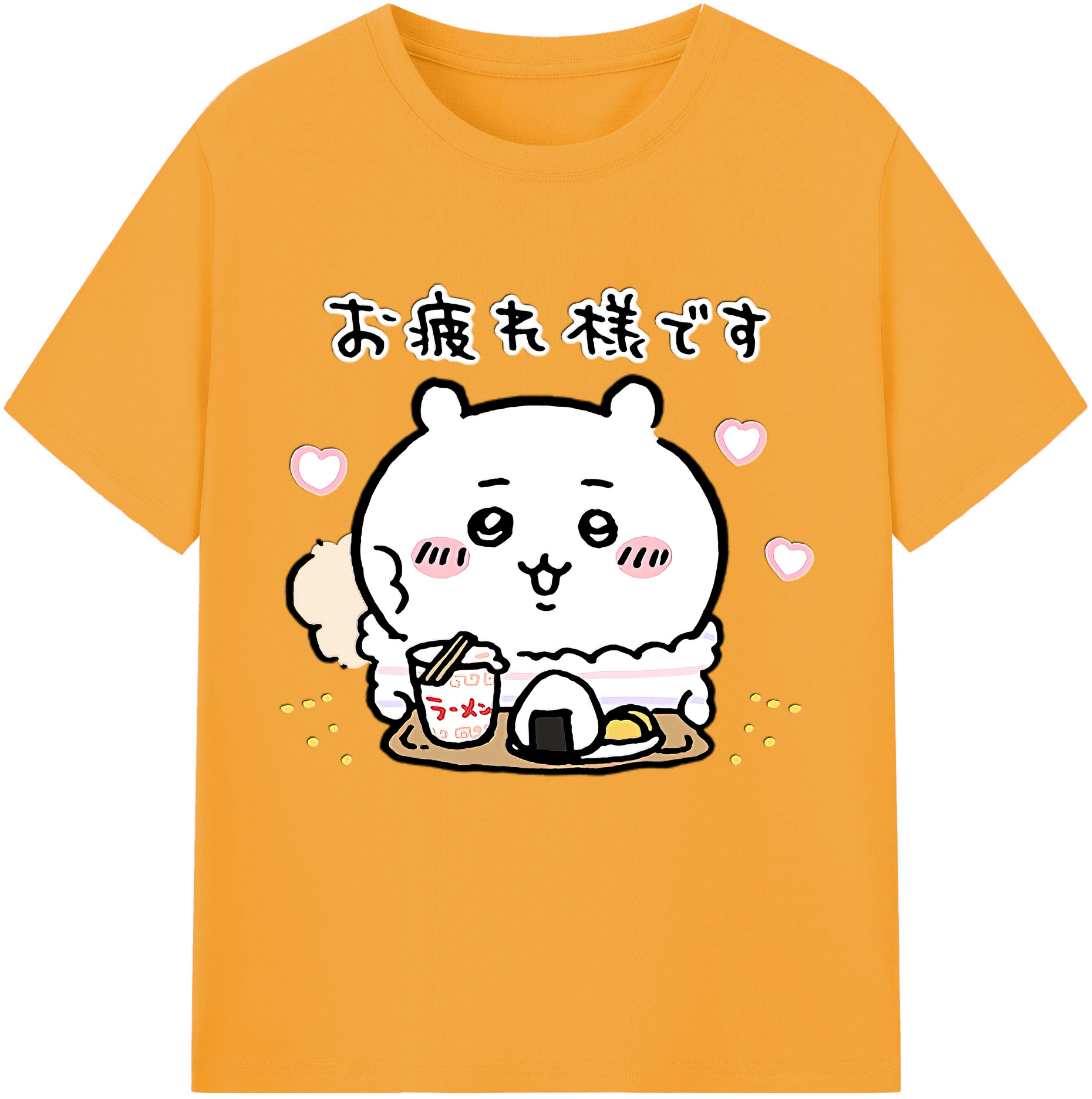 （画像用） ちいかわ ちいかわ Chii-kawa chiikawa 綿100％半袖Tシャツ（フロントプリント）