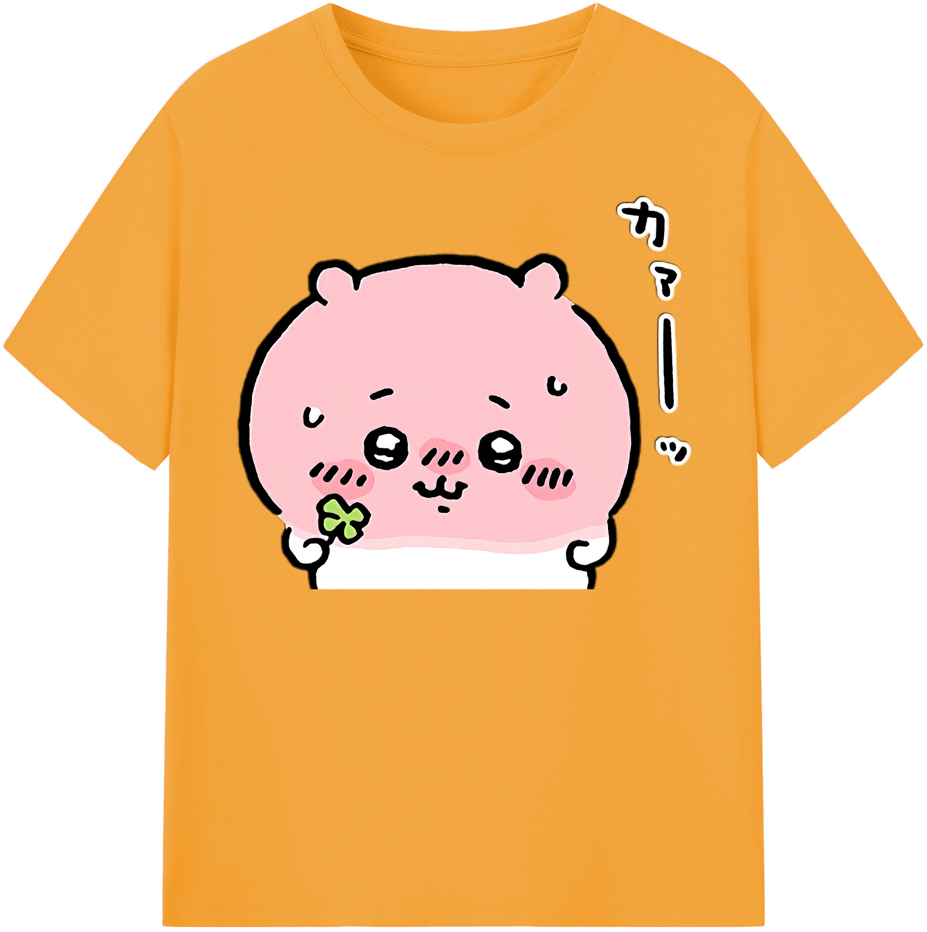 （画像用） ちいかわ ちいかわ Chii-kawa chiikawa 綿100％半袖Tシャツ（フロントプリント）