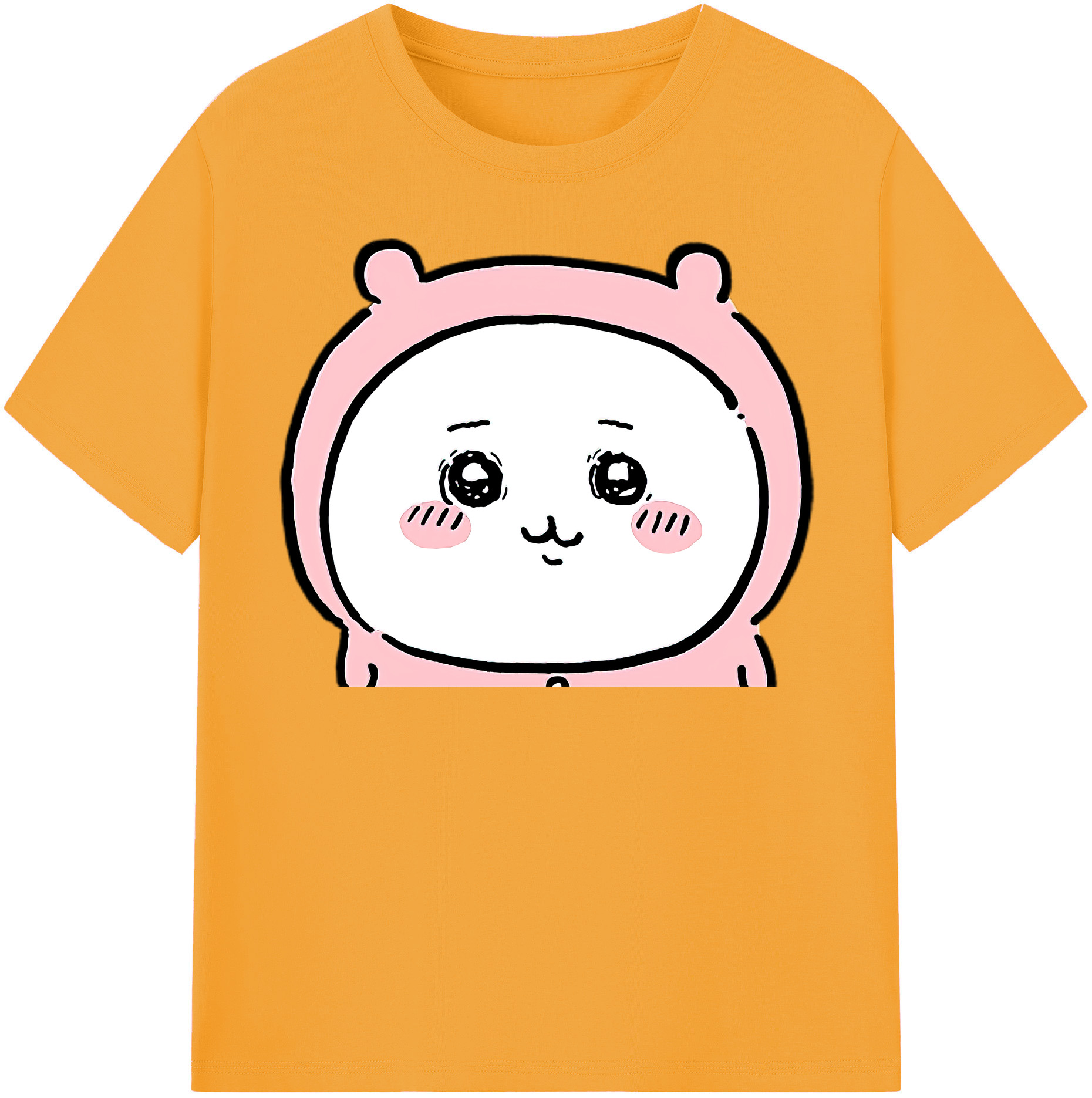 （画像用） ちいかわ ちいかわ Chii-kawa chiikawa 綿100％半袖Tシャツ（フロントプリント）