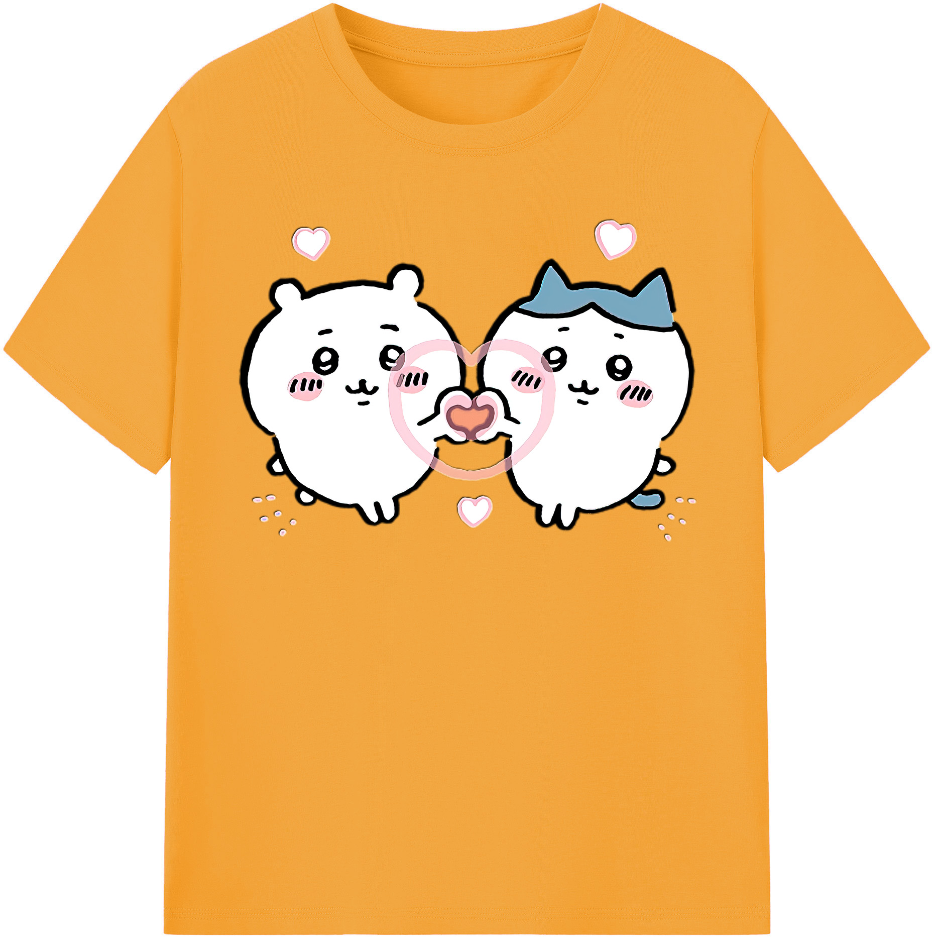 （画像用） ちいかわ ちいかわ Chii-kawa chiikawa 綿100％半袖Tシャツ（フロントプリント）