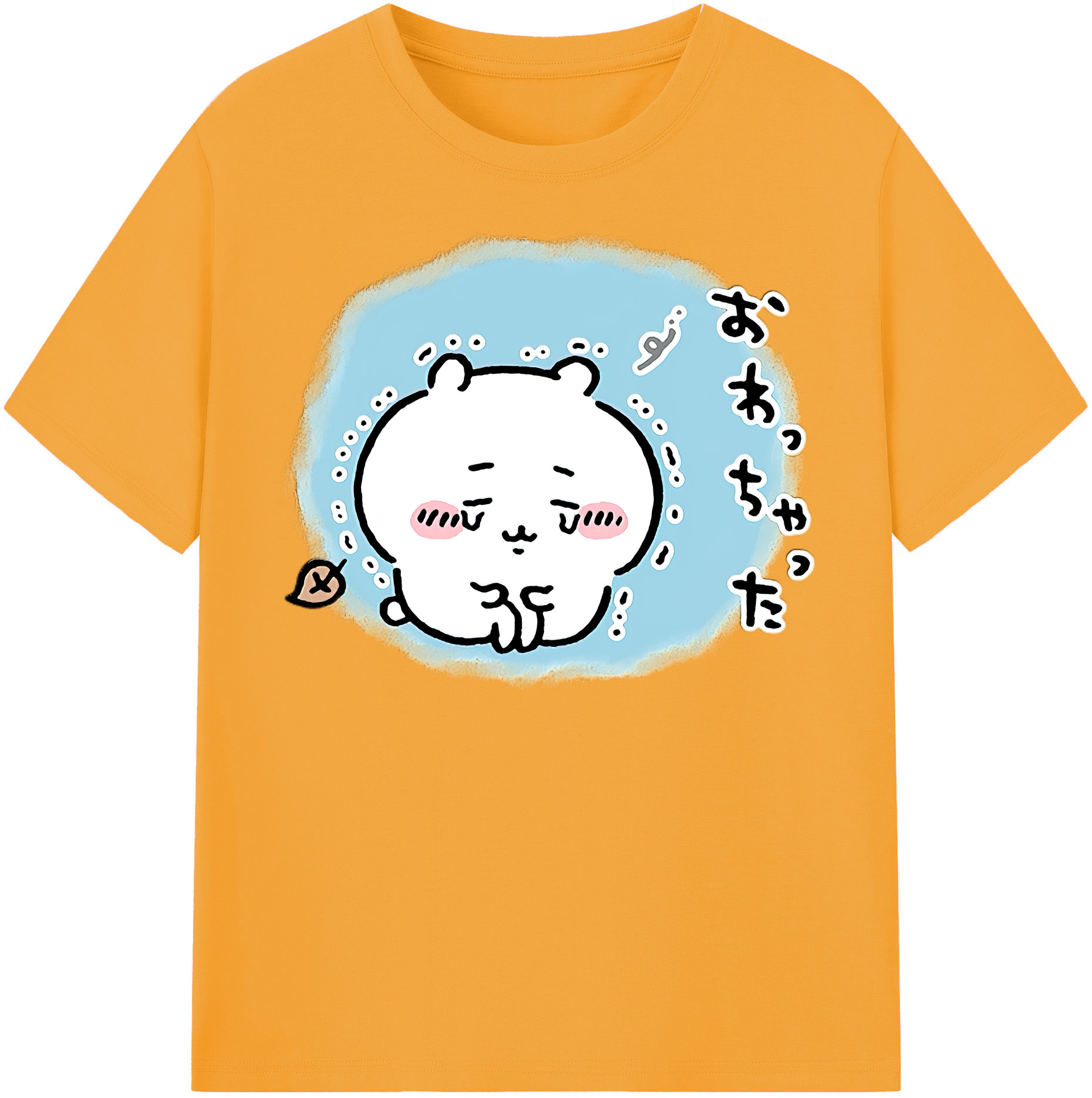 （画像用） ちいかわ ちいかわ Chii-kawa chiikawa 綿100％半袖Tシャツ（フロントプリント）