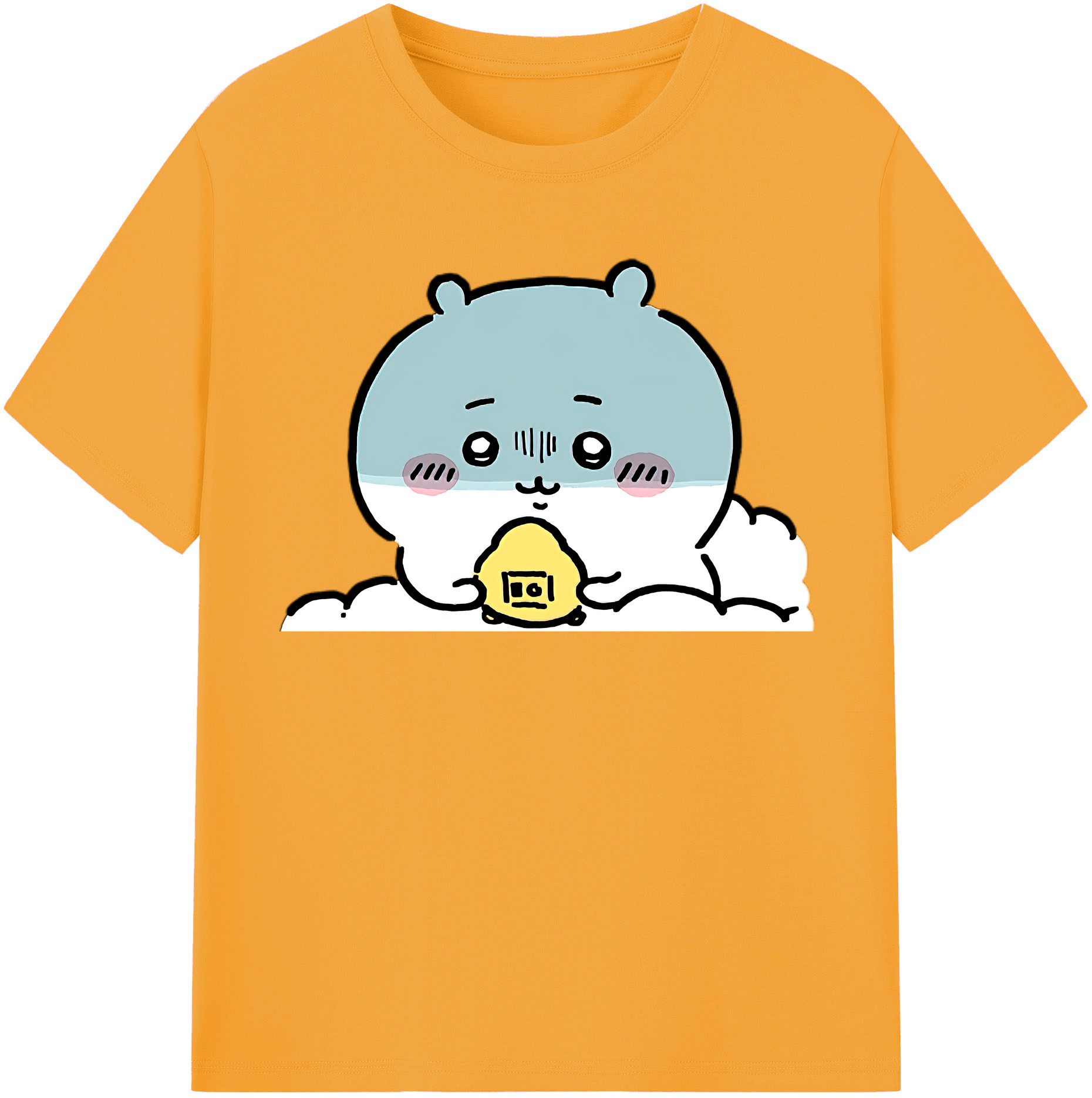 （画像用） ちいかわ ちいかわ Chii-kawa chiikawa 綿100％半袖Tシャツ（フロントプリント）