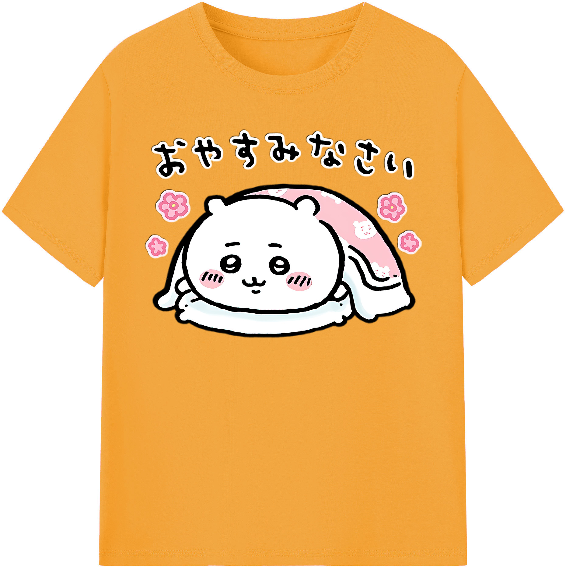（画像用） ちいかわ ちいかわ Chii-kawa chiikawa 綿100％半袖Tシャツ（フロントプリント）