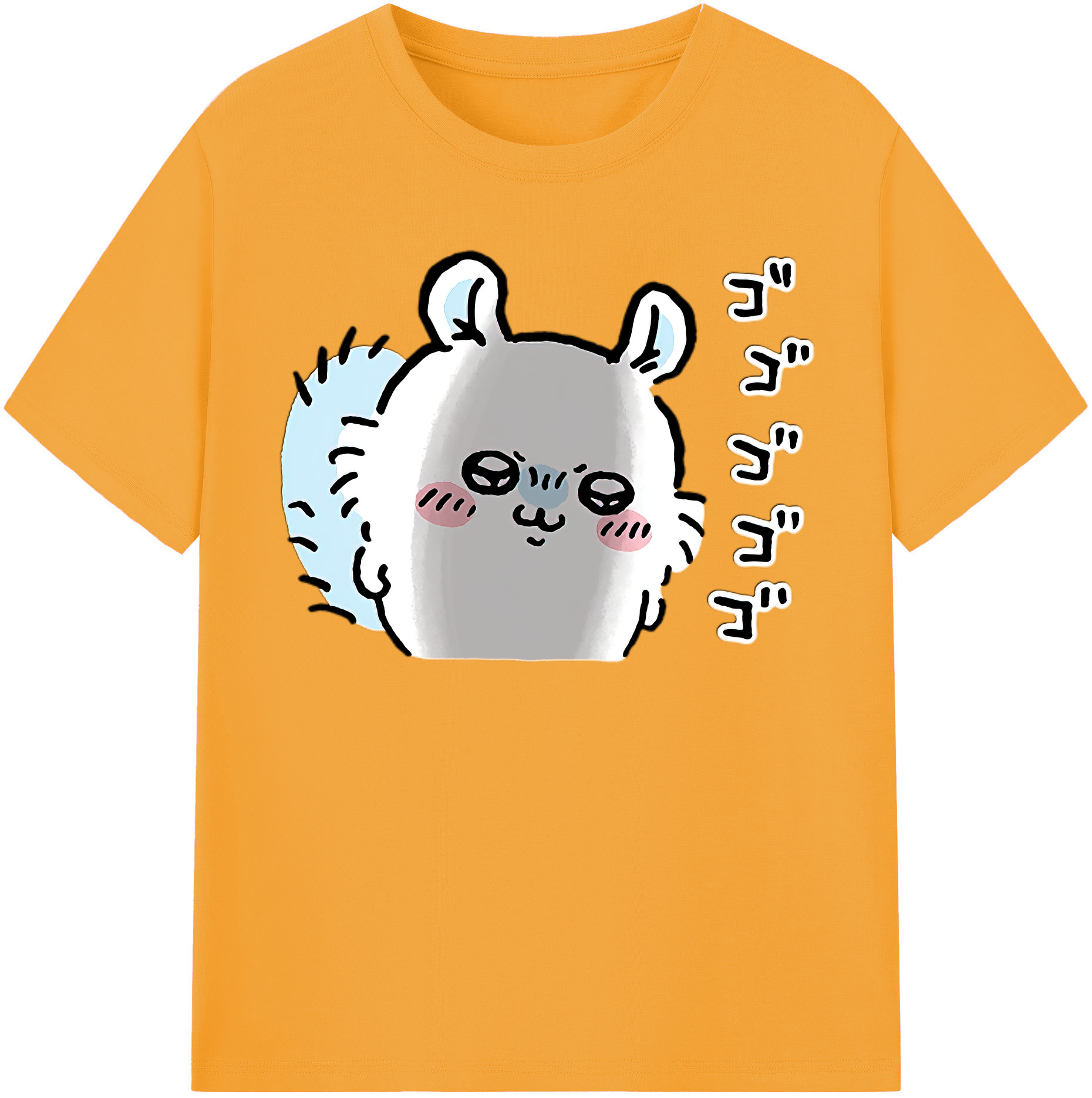 （画像用） ちいかわ モモンガ Chii-kawa Momonga 綿100％半袖Tシャツ（フロントプリント）