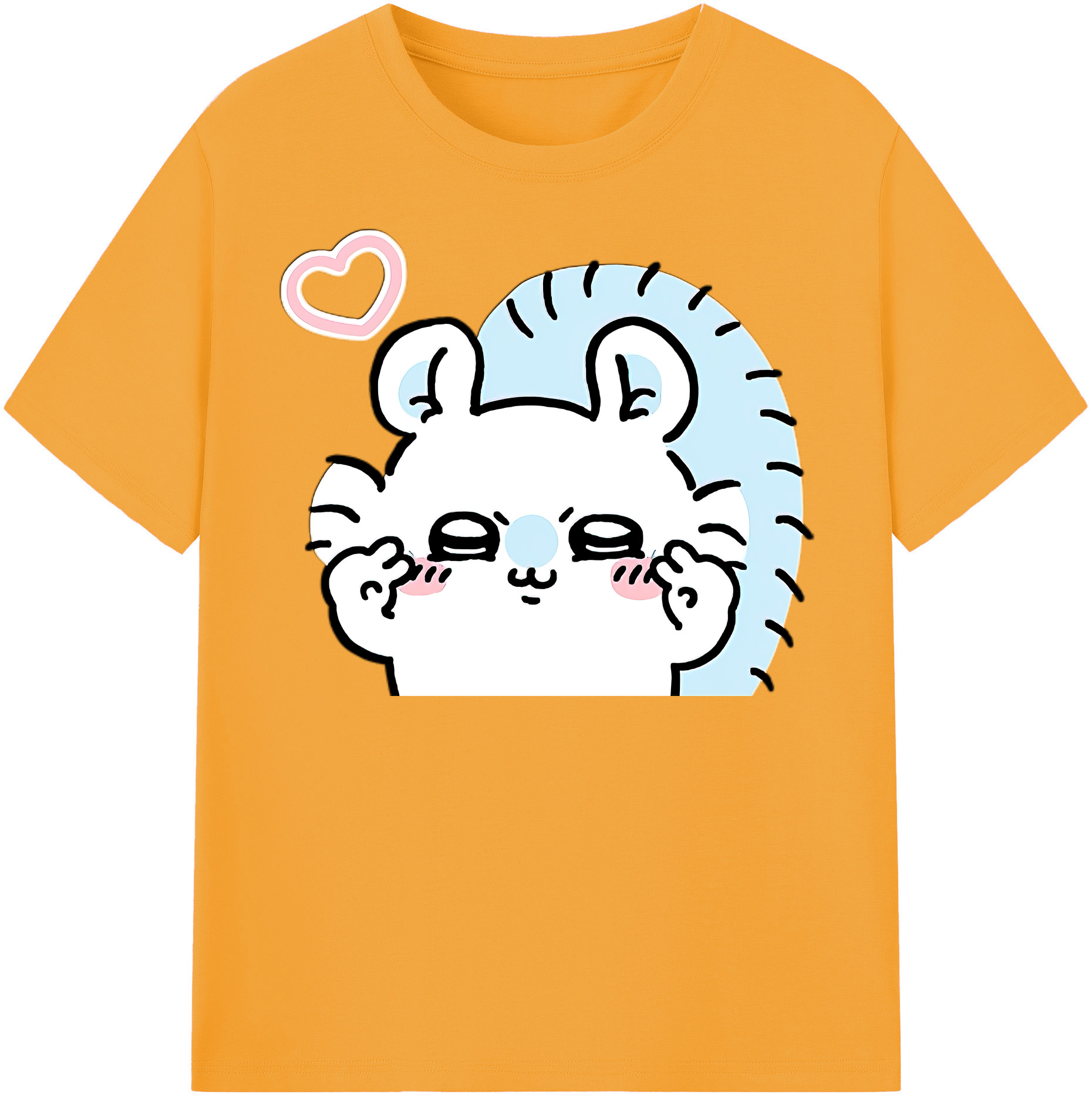 （画像用） ちいかわ モモンガ Chii-kawa Momonga 綿100％半袖Tシャツ（フロントプリント）