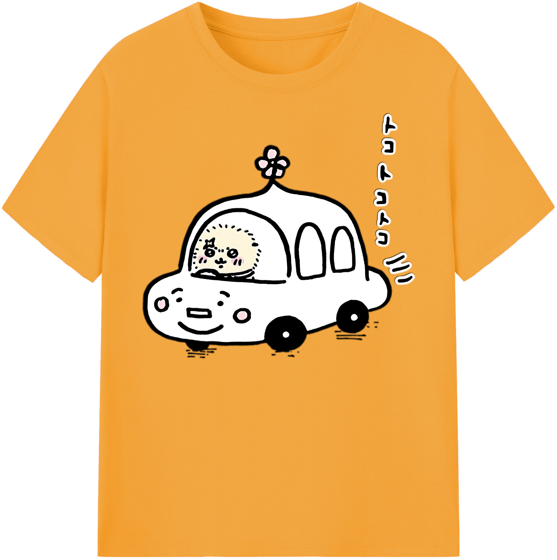 （画像用） ちいかわ ラッコ Chii-kawa Sea otter 綿100％半袖Tシャツ（フロントプリント）