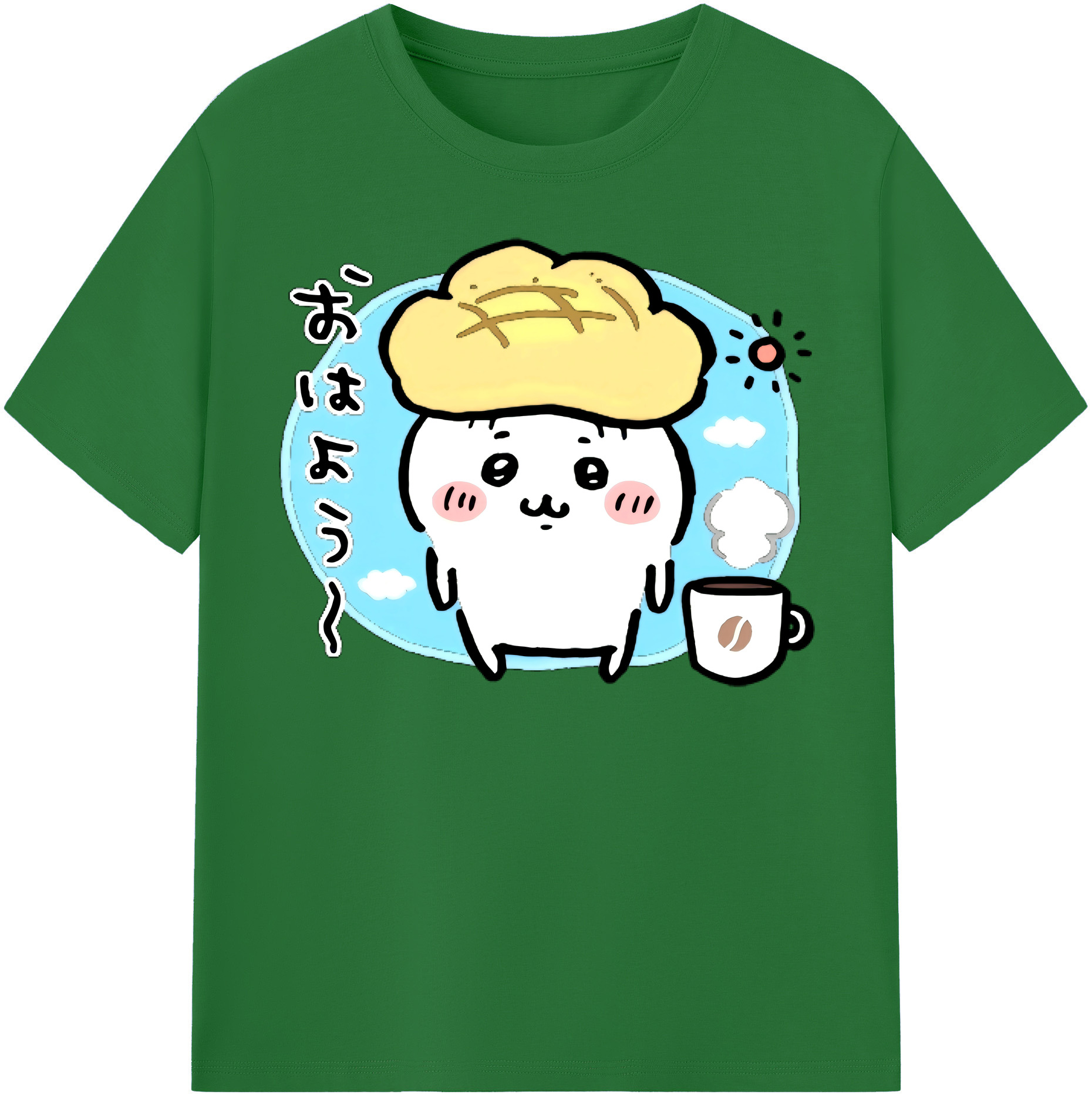 （画像用） ちいかわ ちいかわ Chii-kawa chiikawa 綿100％半袖Tシャツ（フロントプリント）