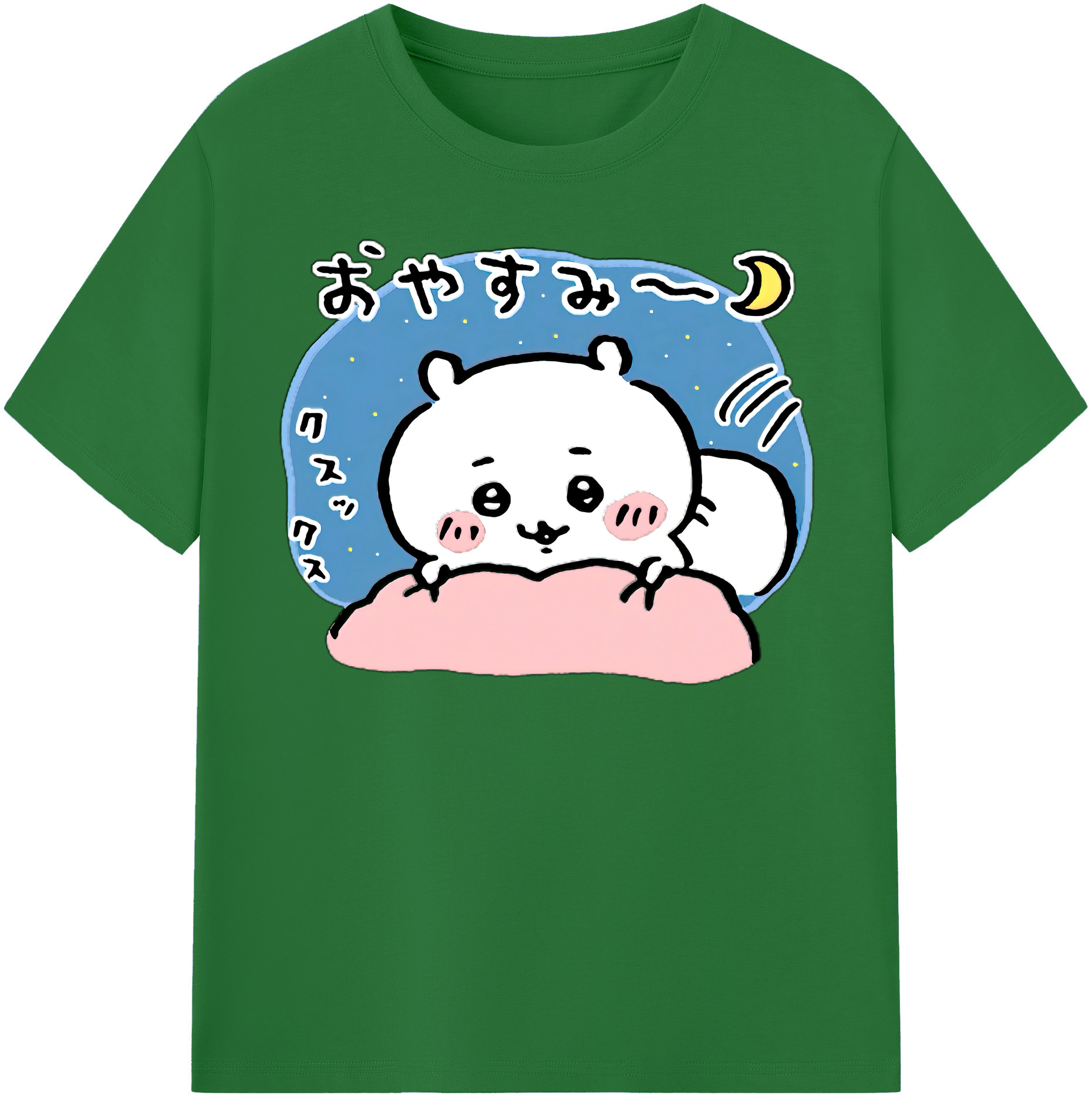 （画像用） ちいかわ ちいかわ Chii-kawa chiikawa 綿100％半袖Tシャツ（フロントプリント）