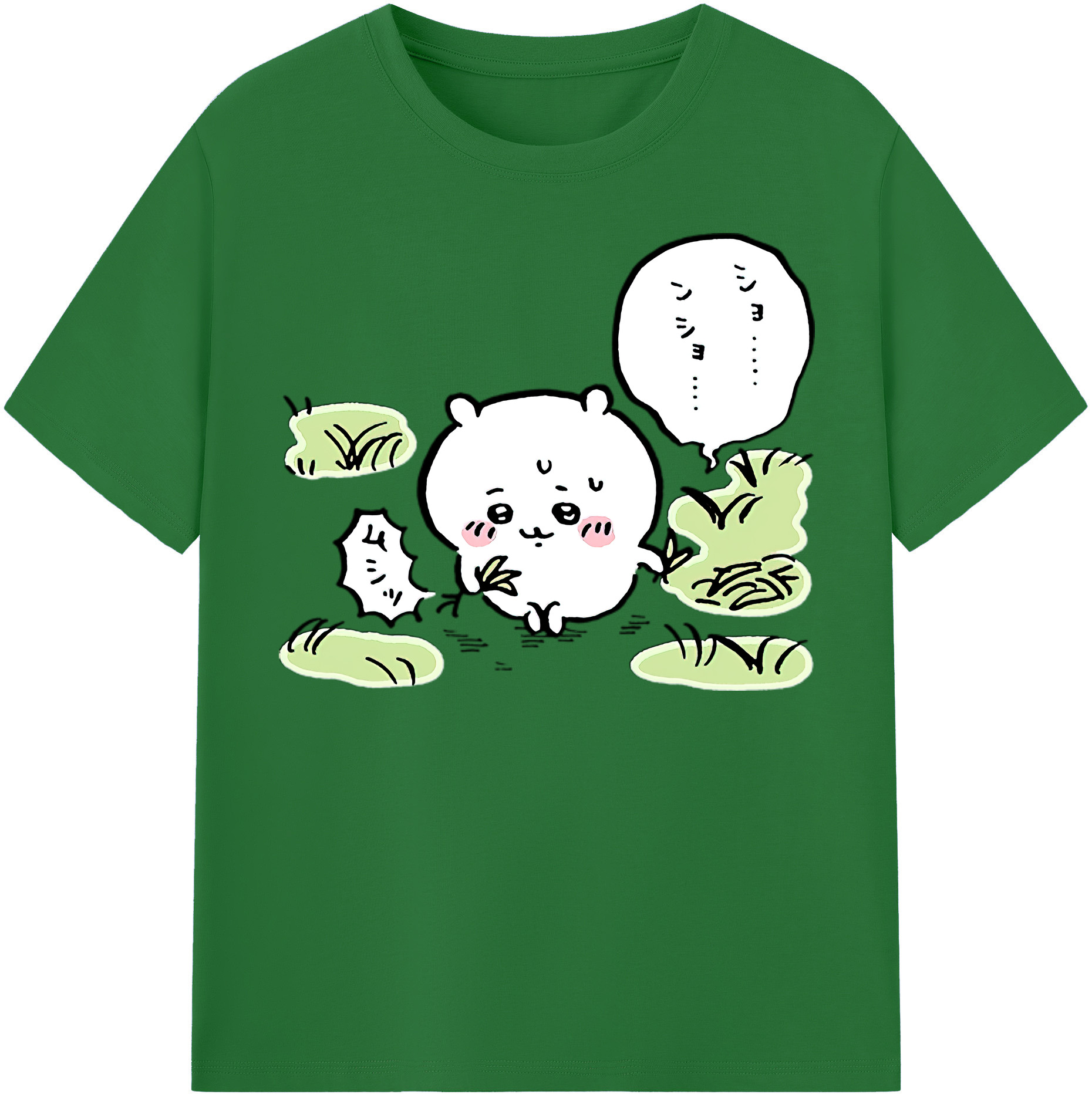 （画像用） ちいかわ ちいかわ Chii-kawa chiikawa 綿100％半袖Tシャツ（フロントプリント）