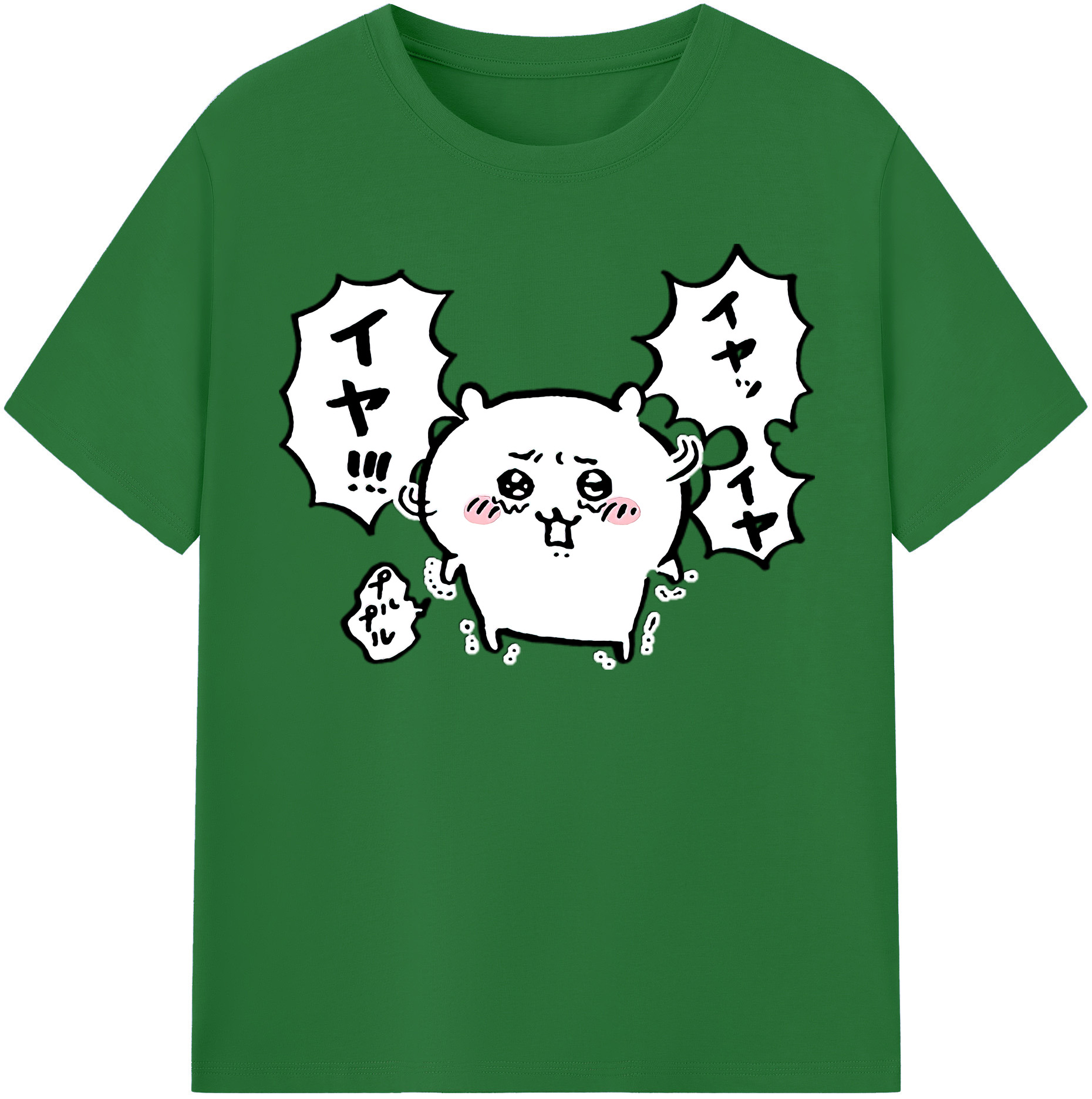 （画像用） ちいかわ ちいかわ Chii-kawa chiikawa 綿100％半袖Tシャツ（フロントプリント）