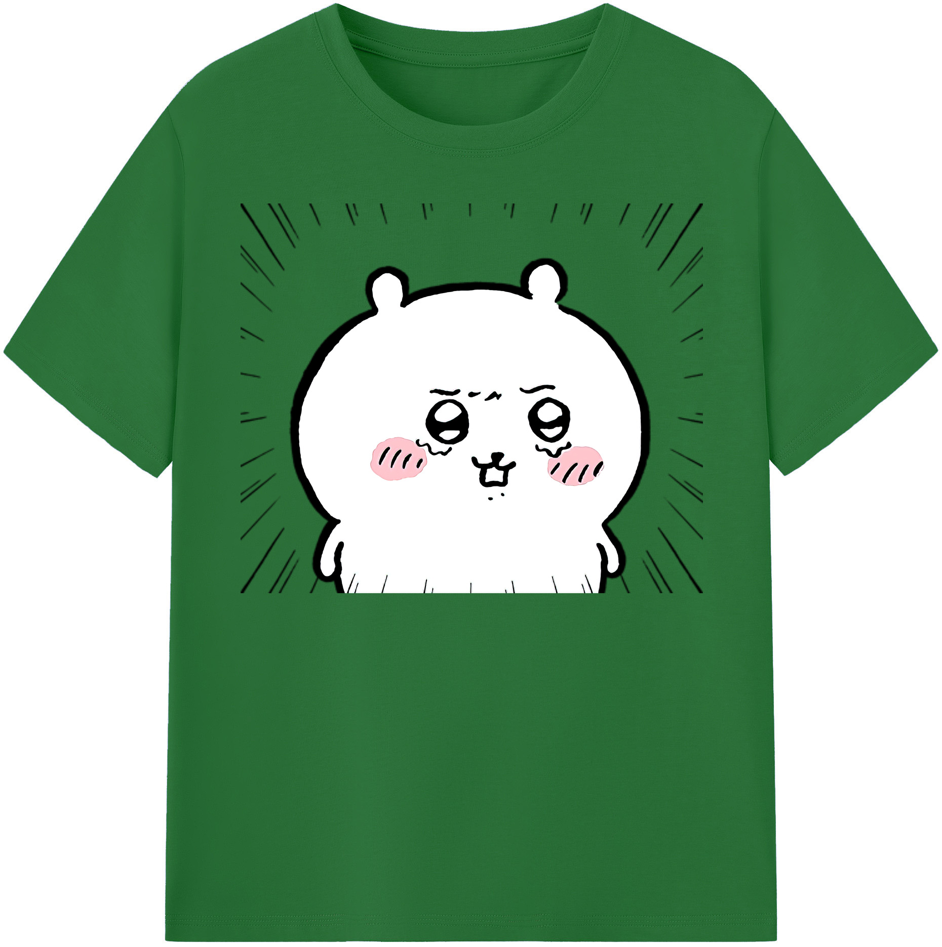 （画像用） ちいかわ ちいかわ Chii-kawa chiikawa 綿100％半袖Tシャツ（フロントプリント）