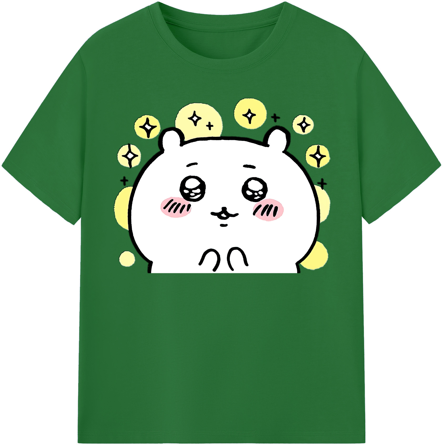 （画像用） ちいかわ ちいかわ Chii-kawa chiikawa 綿100％半袖Tシャツ（フロントプリント）