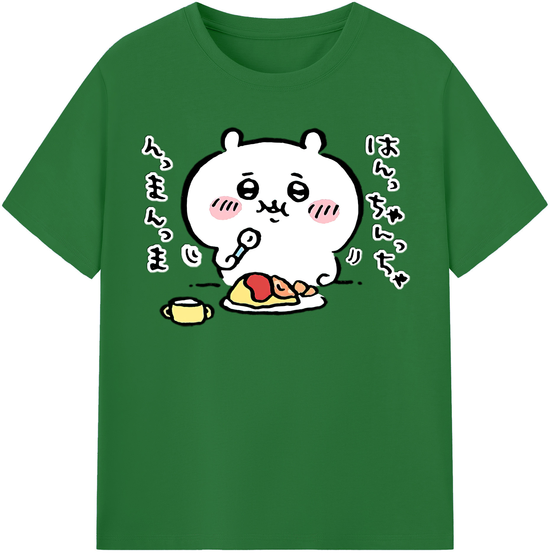 （画像用） ちいかわ ちいかわ Chii-kawa chiikawa 綿100％半袖Tシャツ（フロントプリント）