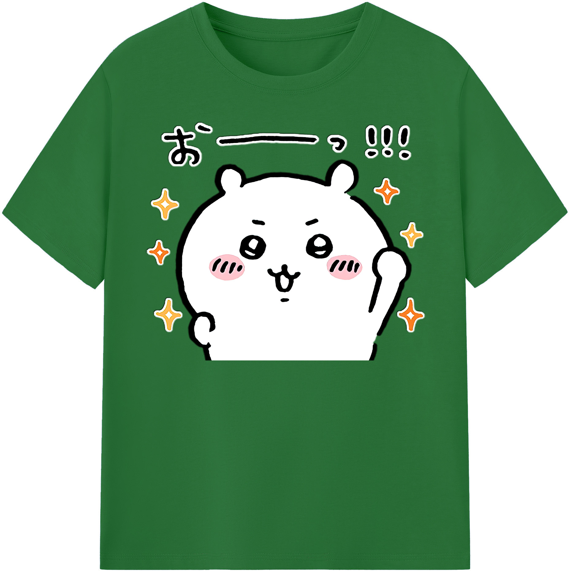 （画像用） ちいかわ ちいかわ Chii-kawa chiikawa 綿100％半袖Tシャツ（フロントプリント）